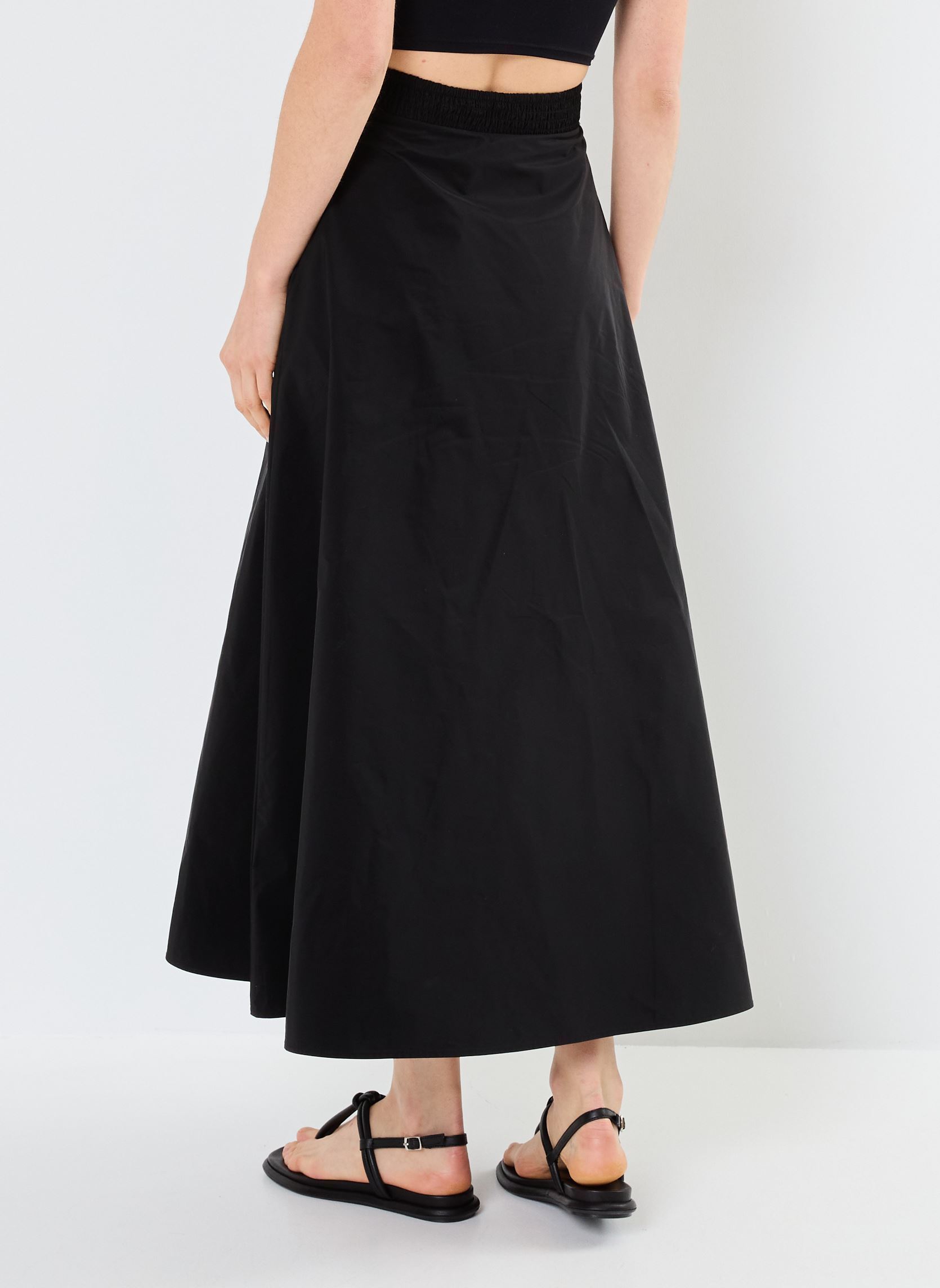 Jupes longues B127175 femme noir IKKS Women Jupes longues B127175 femme noir 02-NOIR