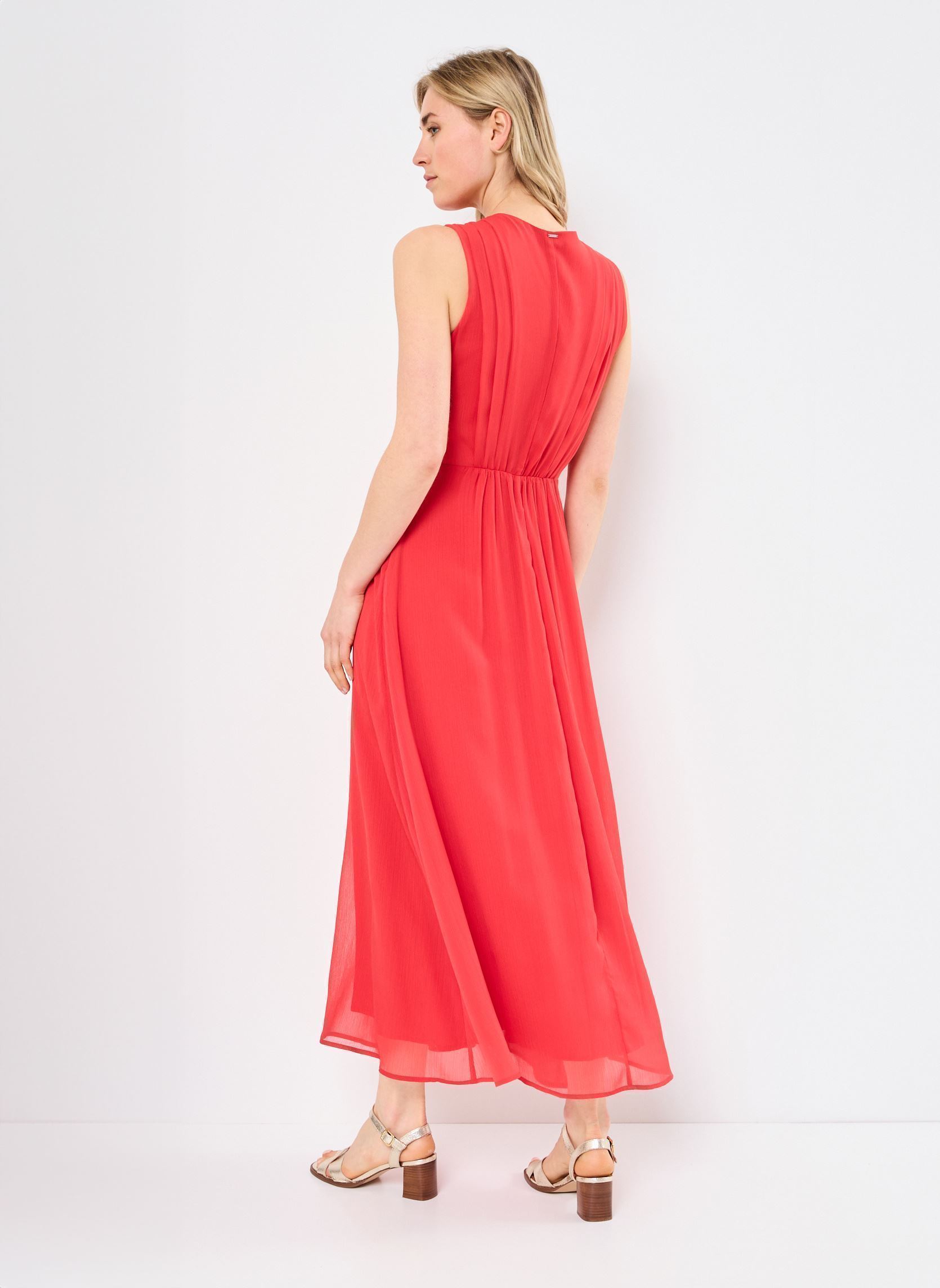 Vestiti lunghi B130535 donna rosso IKKS Women Vestiti lunghi B130535 donna rosso 35-CORAL BERRY