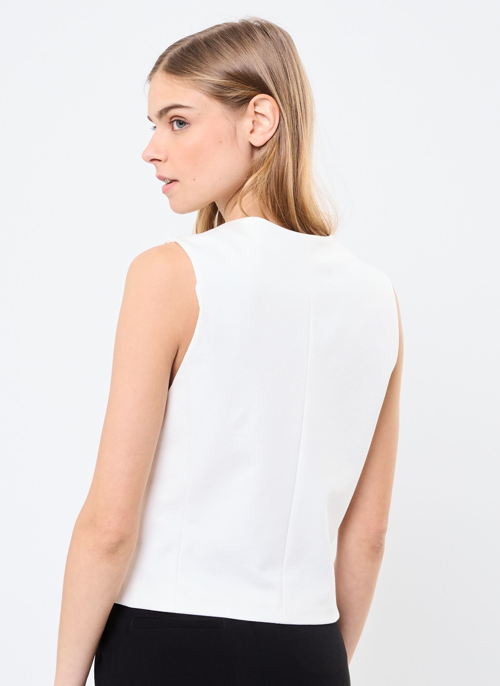 Strickjacken und Westen B116035 damen weiß IKKS Women Strickjacken und Westen B116035 damen weiß 11-BLANC CASSÉ