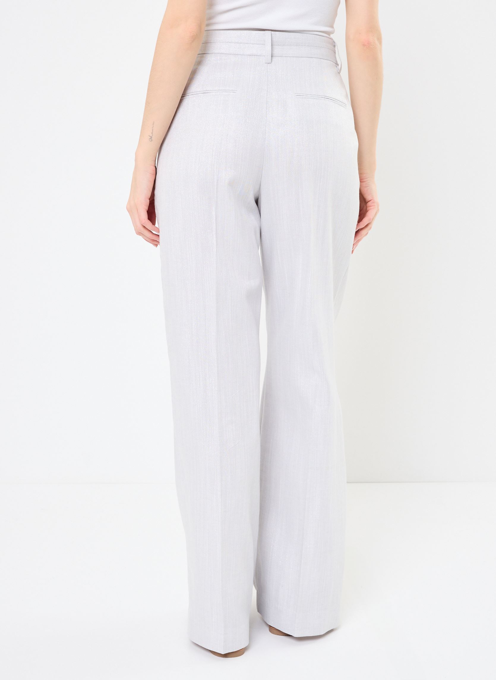 Pantalons larges B122295 femme gris IKKS Women Pantalons larges B122295 femme gris 21-GRIS PERLE