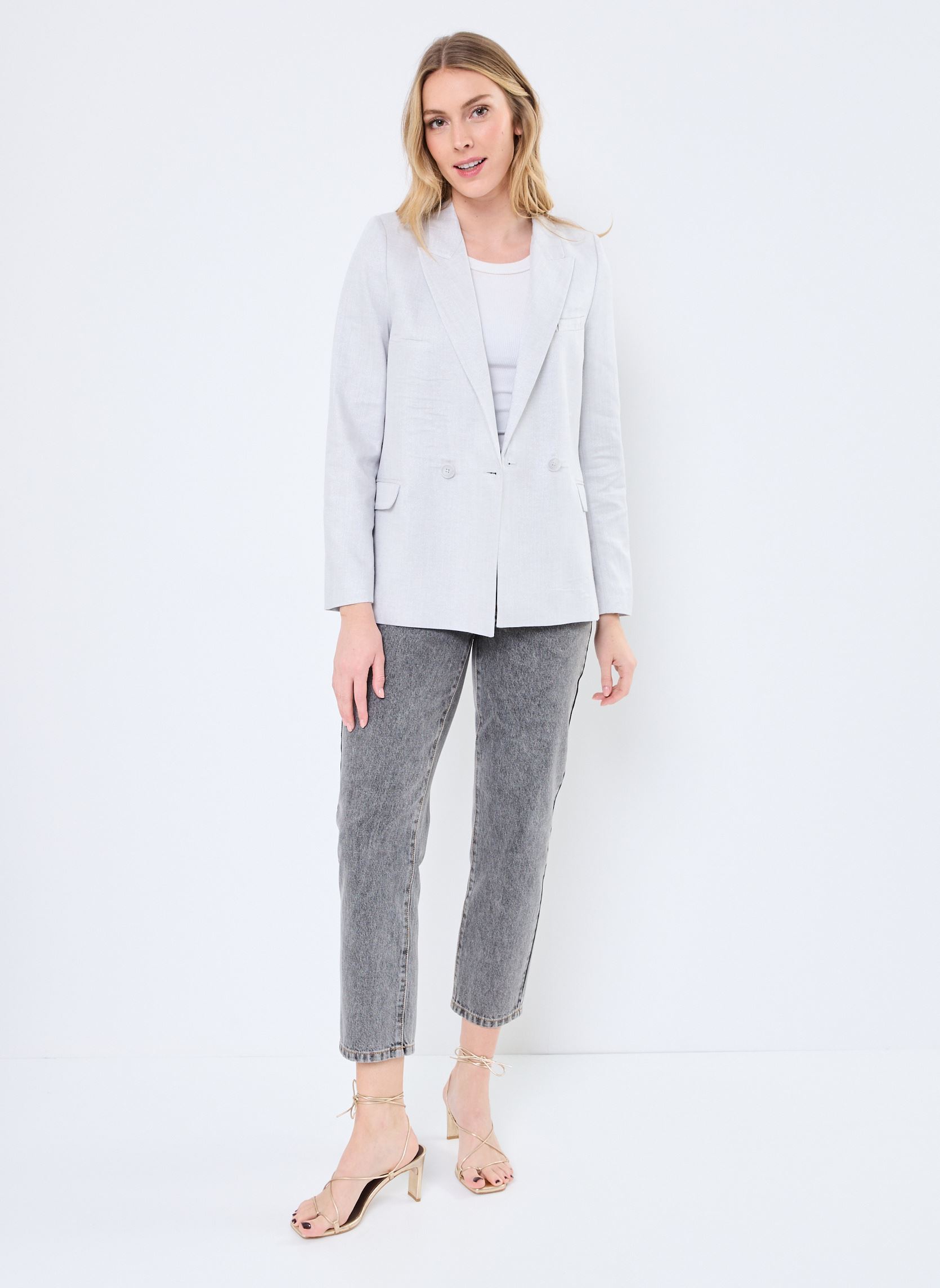 Blazer B140325 damen grau IKKS Women Blazer B140325 damen grau 21-GRIS PERLE