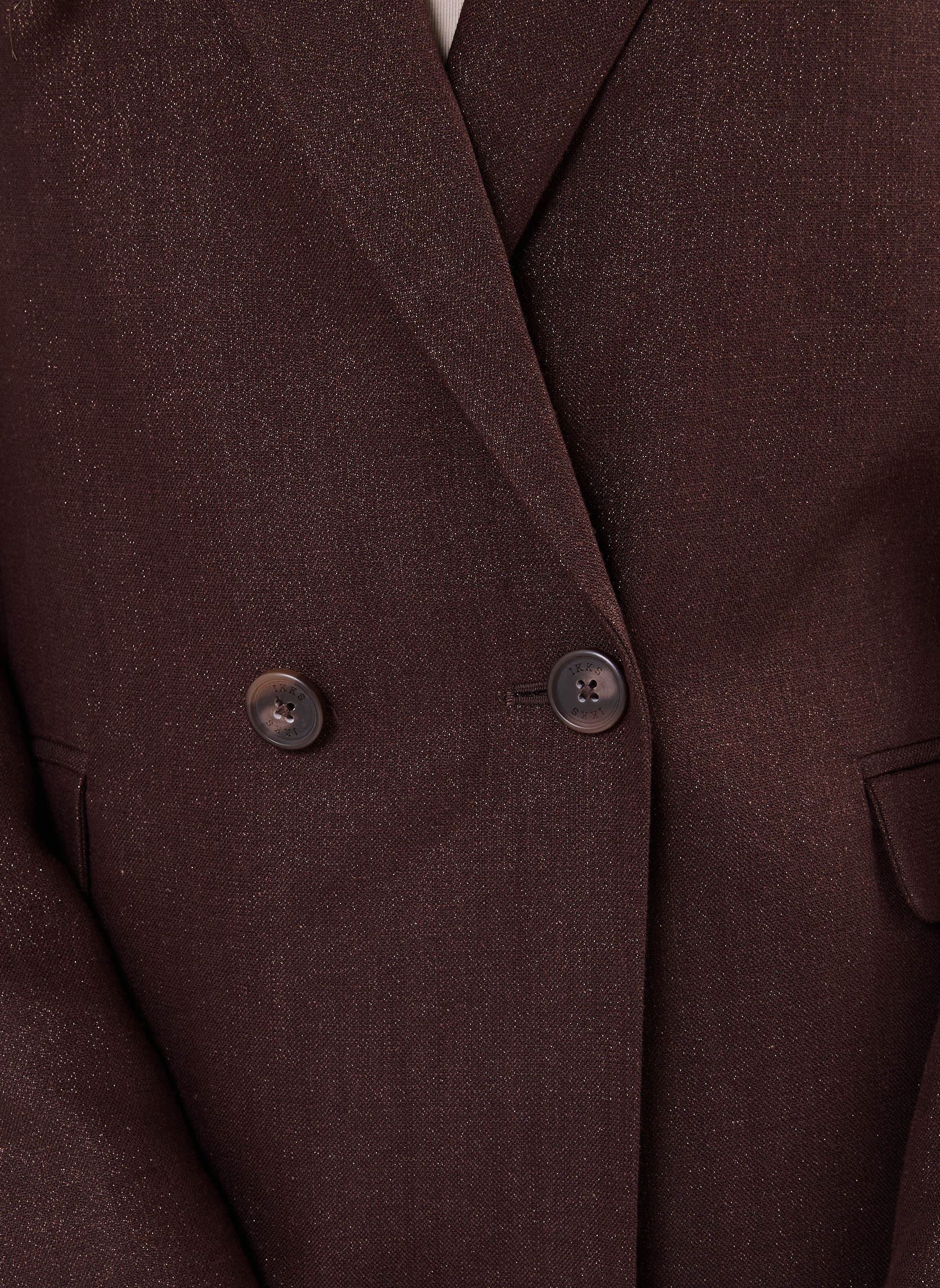 Blazer B140325 dames bruin IKKS Women Blazer B140325 dames bruin 69-DARK BROWN