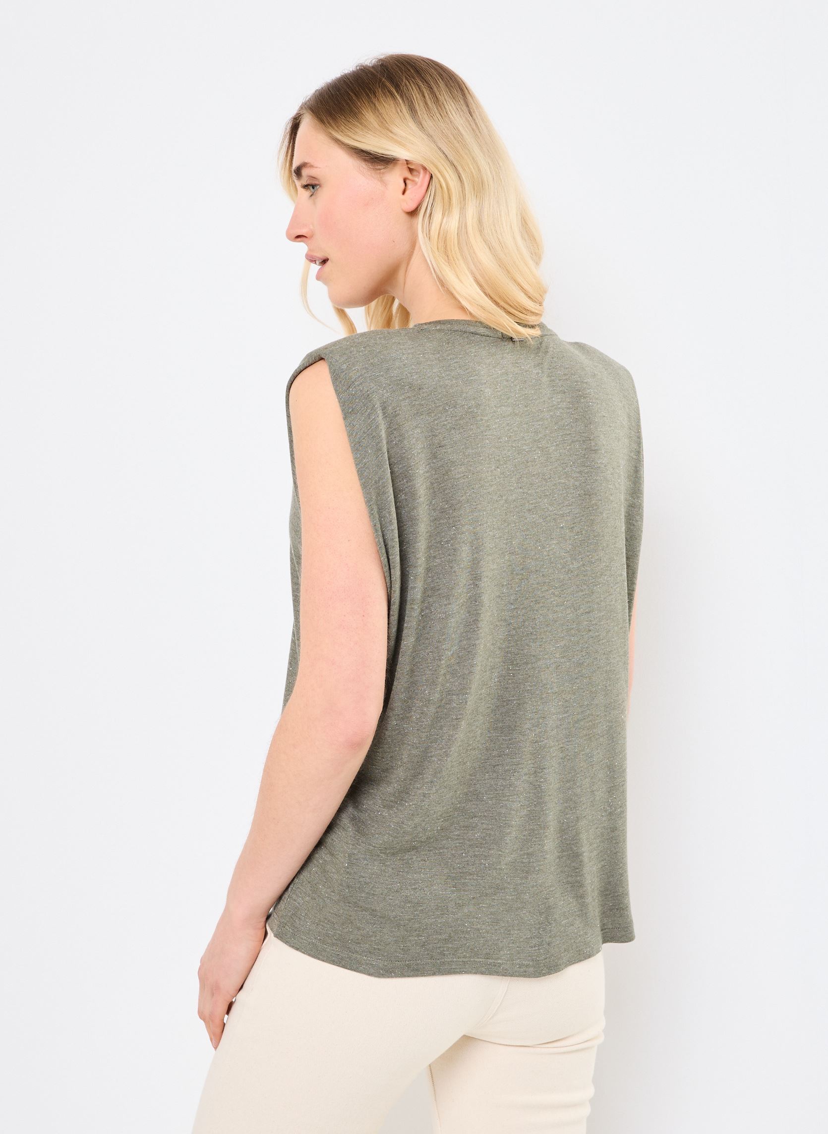Tanktops B110135 damen grün IKKS Women Tanktops B110135 damen grün 55-KAKI ARMY