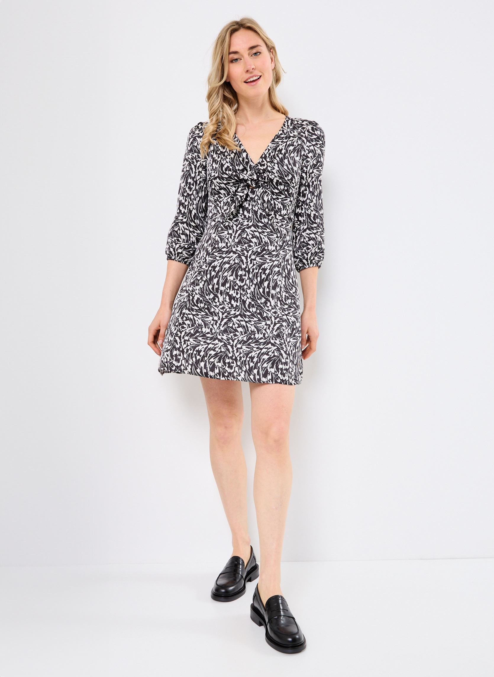 Robes B131165 femme noir IKKS Women Robes B131165 femme noir 02-NOIR