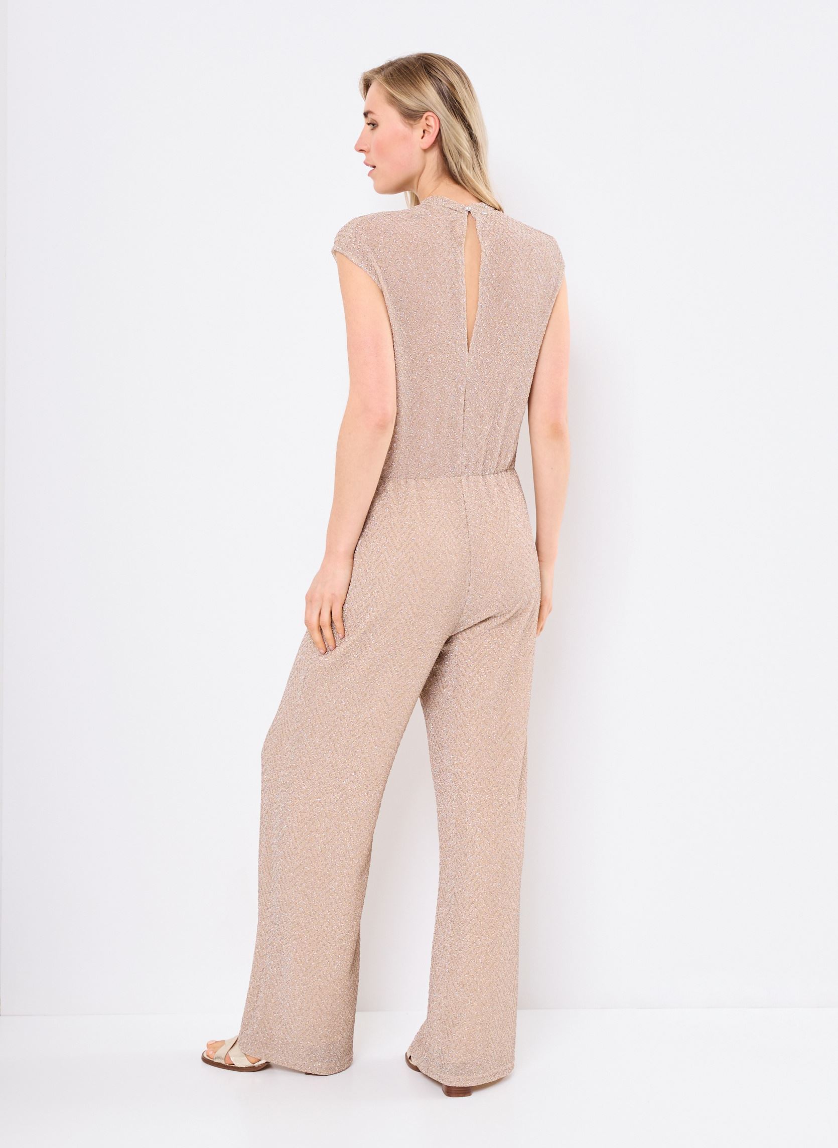 Combinaisons pantalon B132075 femme beige IKKS Women Combinaisons pantalon B132075 femme beige 06-CHAMPAGNE