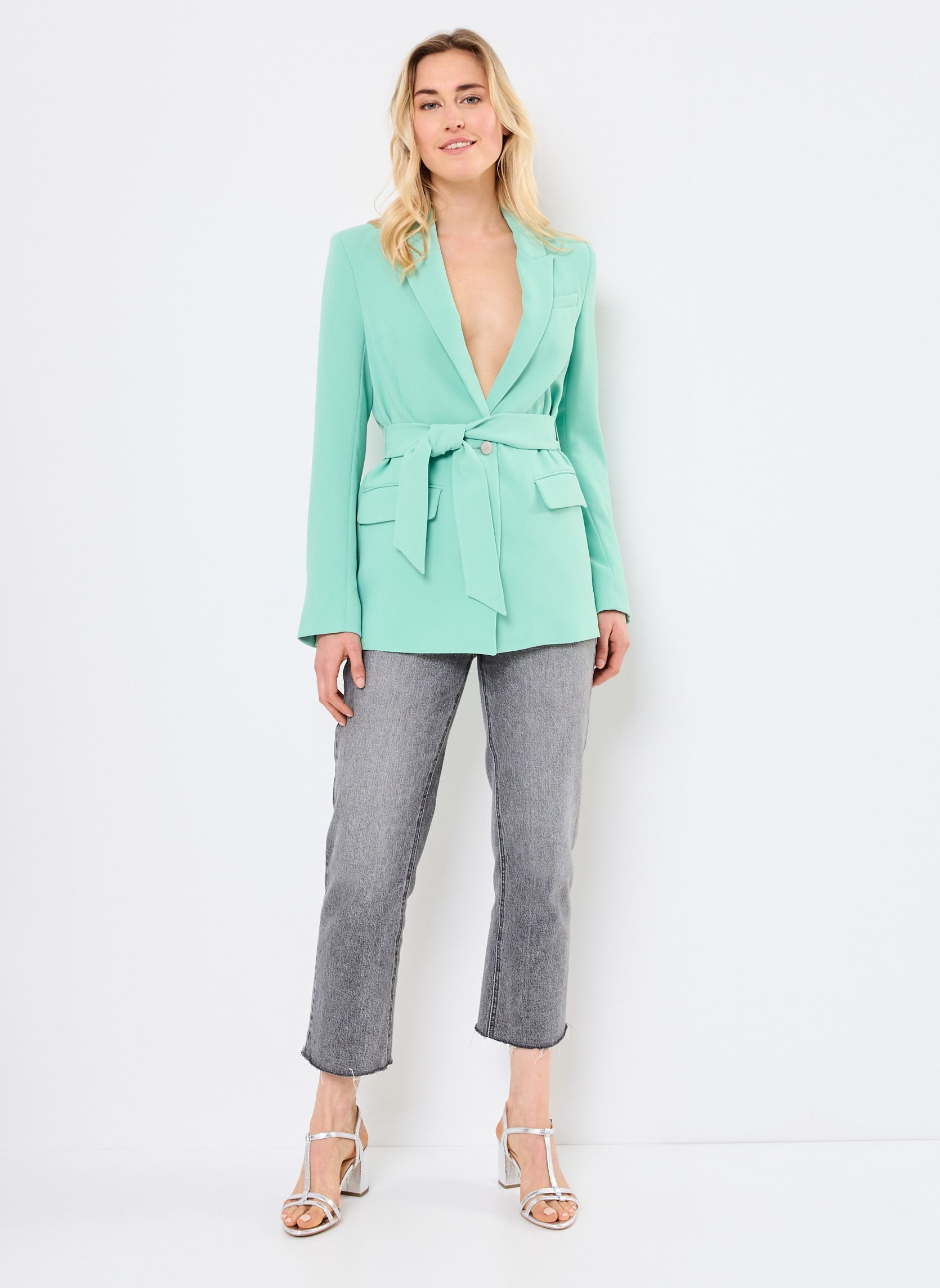Blazer B140145 damen grün IKKS Women Blazer B140145 damen grün 50-LAGUNE