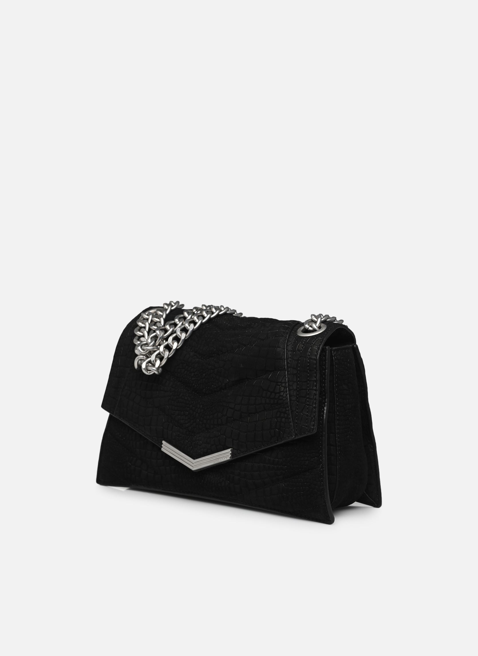 Schoudertassen THE 1 M CROCO N dames zwart IKKS Women Schoudertassen THE 1 M CROCO N dames zwart 02-NOIR