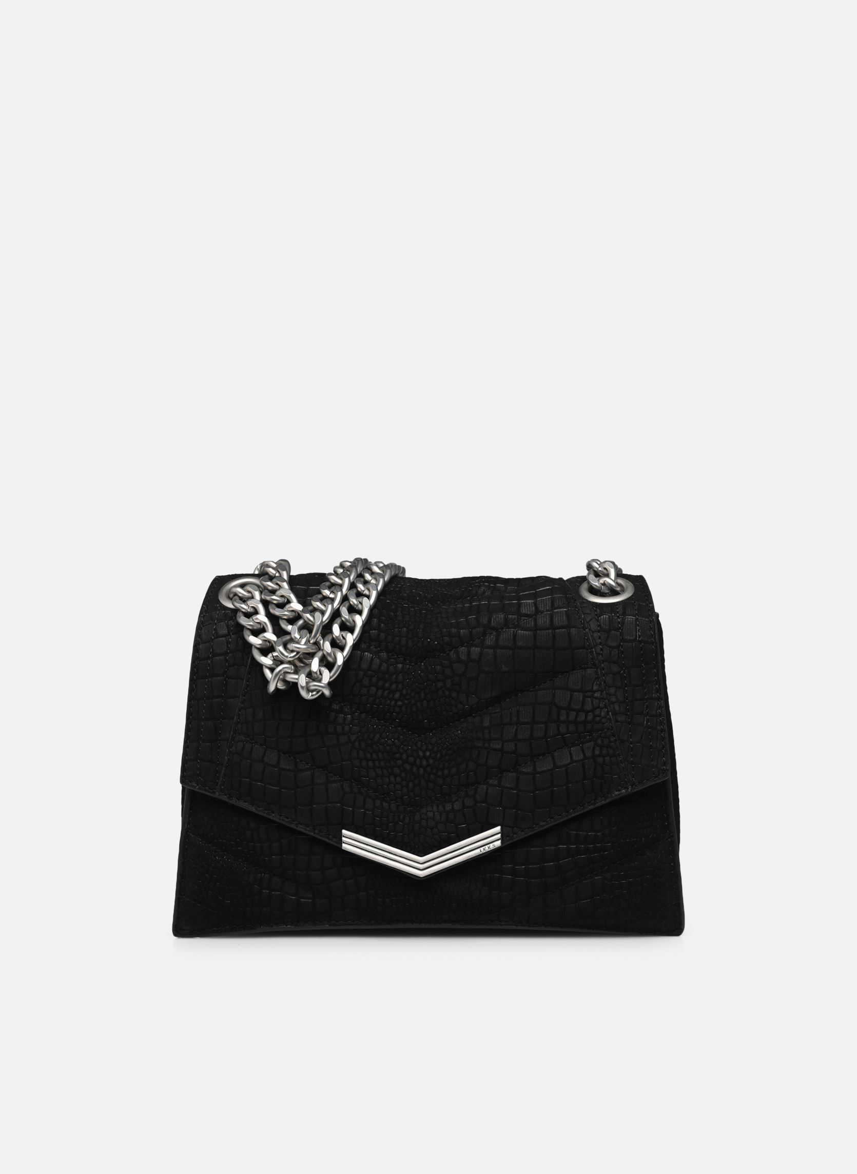 Schoudertassen THE 1 M CROCO N dames zwart IKKS Women Schoudertassen THE 1 M CROCO N dames zwart 02-NOIR