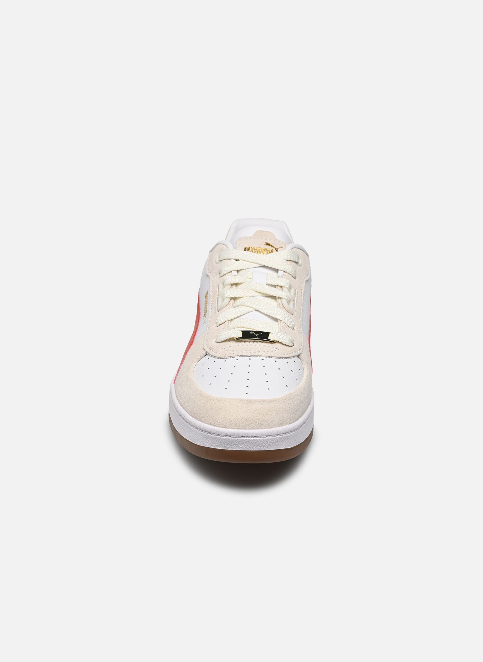 Sneakers Puma Caven 2.0 Lux Sd M heren wit Puma Sneakers Puma Caven 2.0 Lux Sd M heren wit VAPOR GRAY-RED FIRE-PUMA WHITE