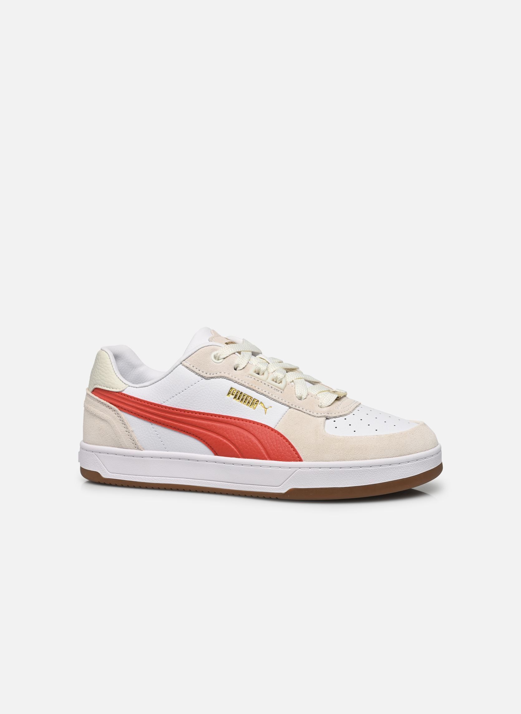 Sneakers Puma Caven 2.0 Lux Sd M heren wit Puma Sneakers Puma Caven 2.0 Lux Sd M heren wit VAPOR GRAY-RED FIRE-PUMA WHITE