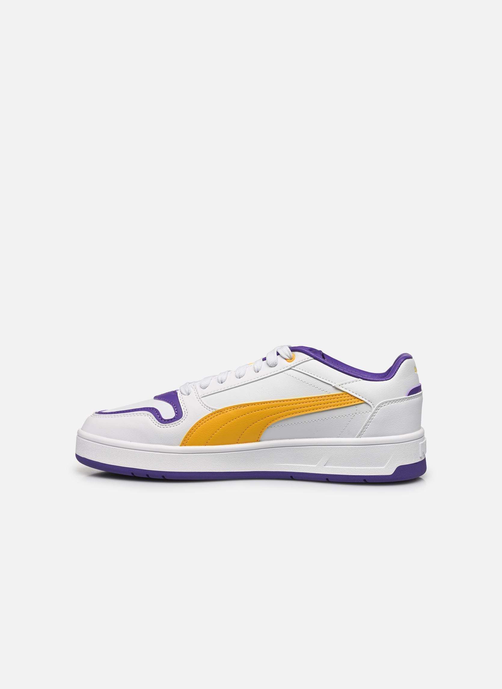 Sneakers Court Classic Street heren wit Puma Sneakers Court Classic Street heren wit PUMA WHITE-YELLOW SIZZLE-TEAM