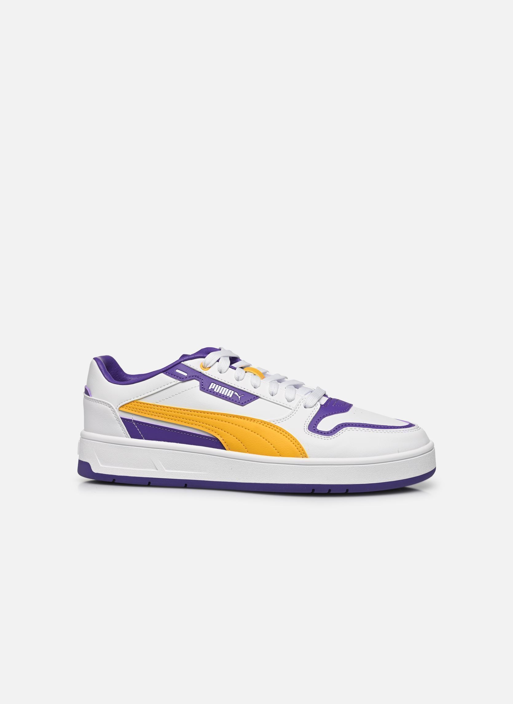 Sneakers Court Classic Street heren wit Puma Sneakers Court Classic Street heren wit PUMA WHITE-YELLOW SIZZLE-TEAM