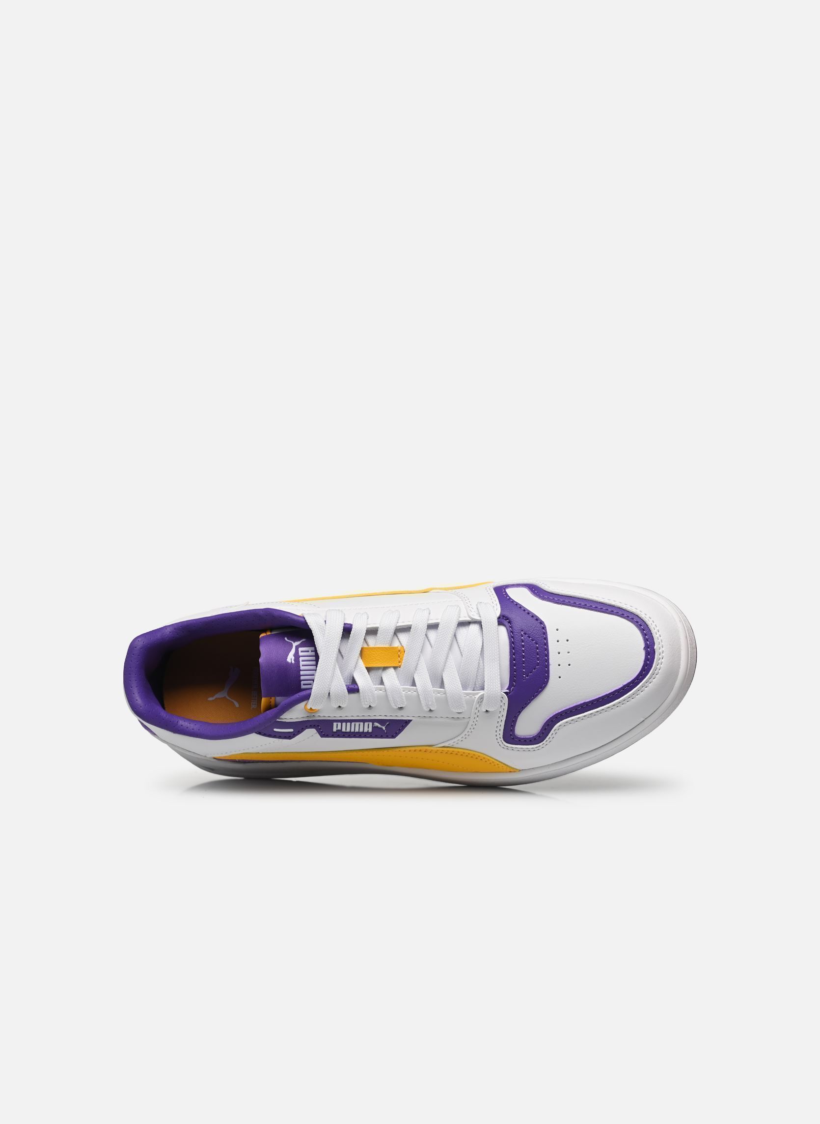 Sneakers Court Classic Street heren wit Puma Sneakers Court Classic Street heren wit PUMA WHITE-YELLOW SIZZLE-TEAM