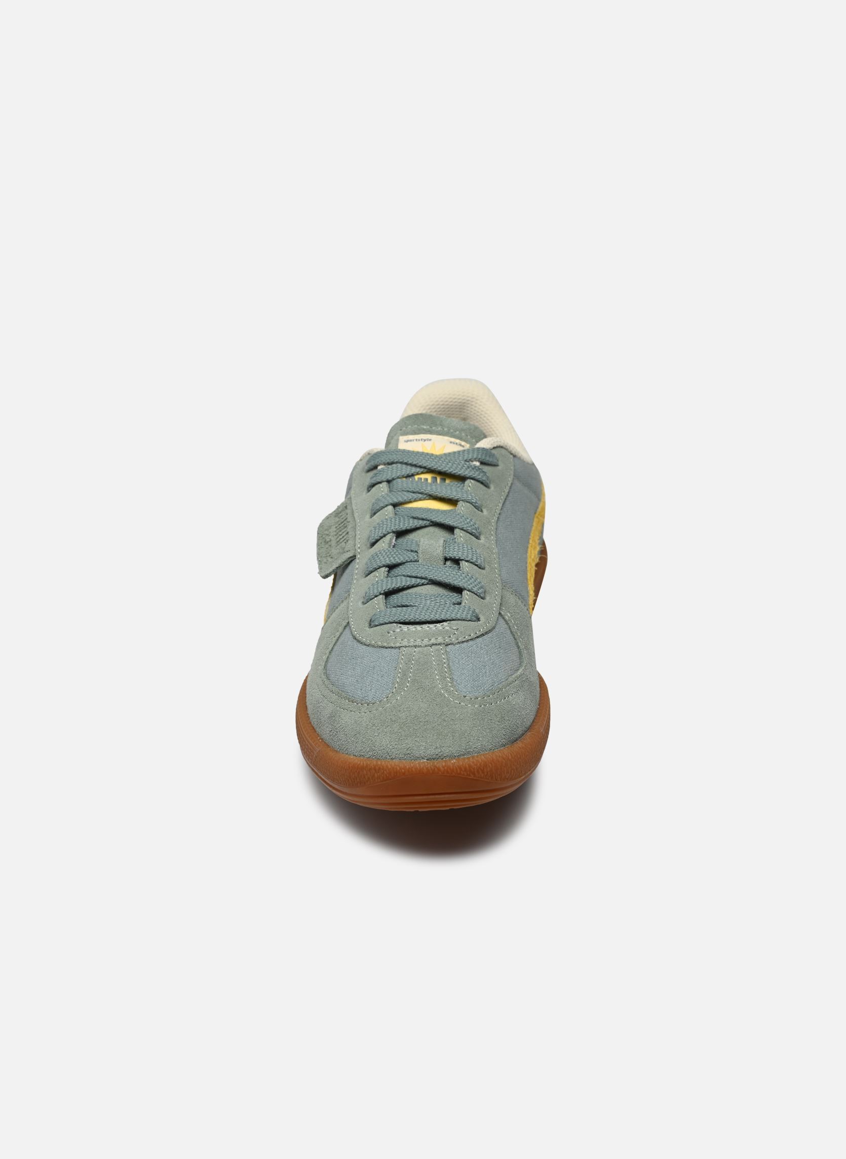 Baskets Palermo Weathered M homme vert Puma Baskets Palermo Weathered M homme vert GREEN MOON-SUNNY YELLOW