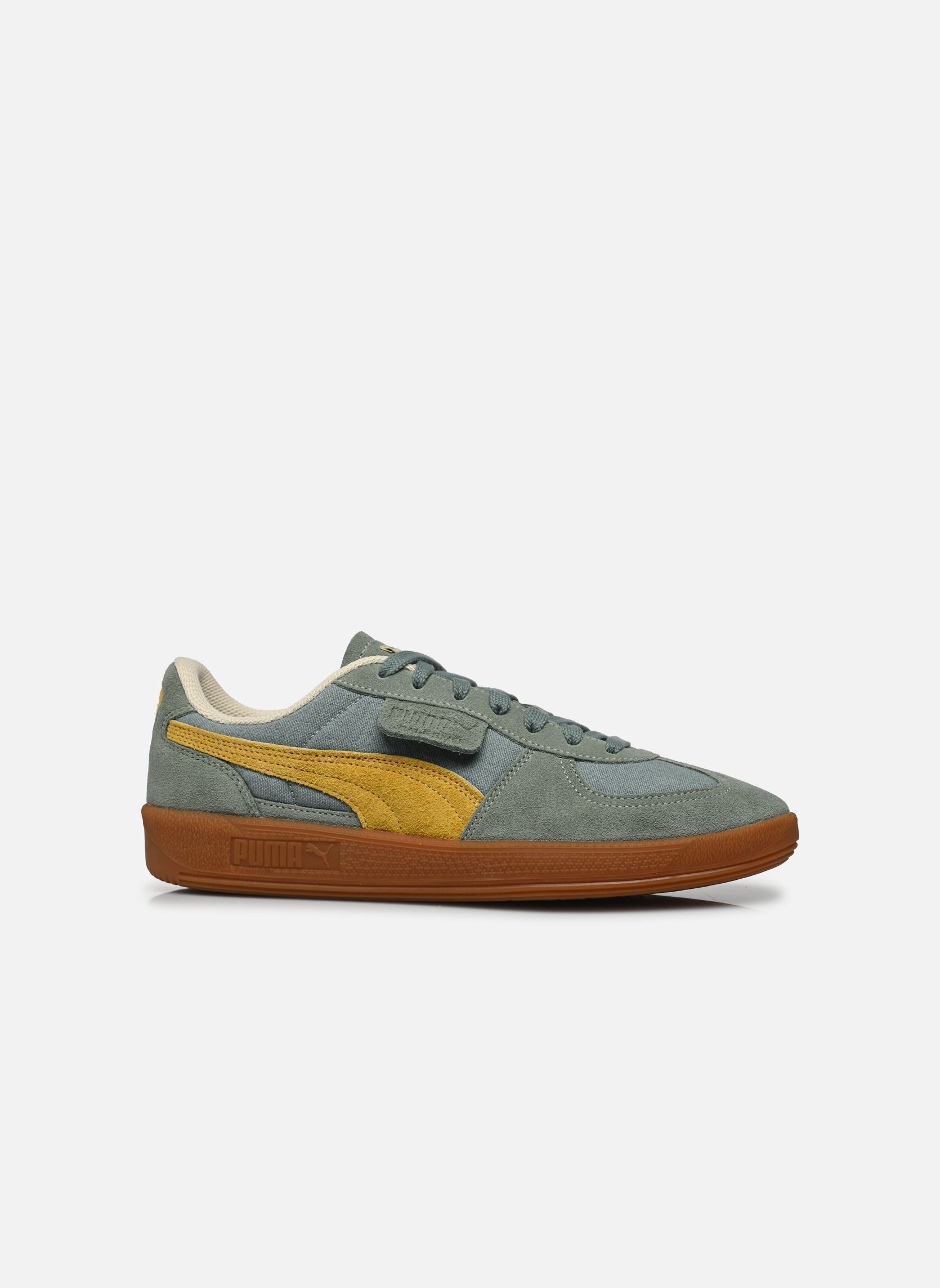Baskets Palermo Weathered M homme vert Puma Baskets Palermo Weathered M homme vert GREEN MOON-SUNNY YELLOW