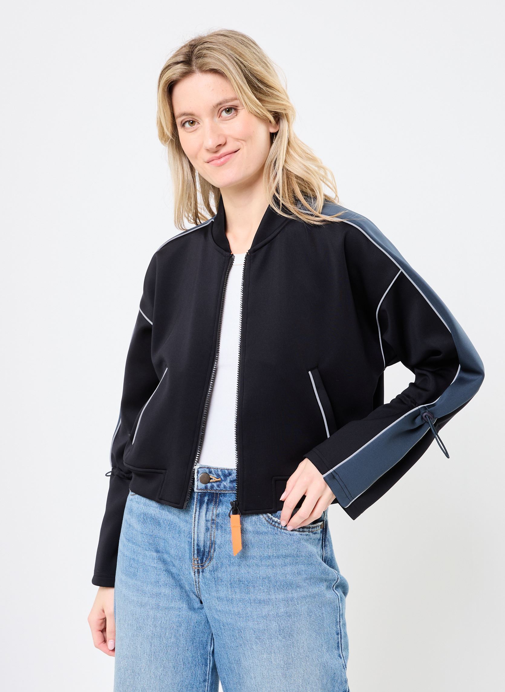 Vestes de survêtement E25 ESMEE SUN VESTE JOGGING femme noir Gertrude Vestes de survêtement E25 ESMEE SUN VESTE JOGGING femme noir BLACK