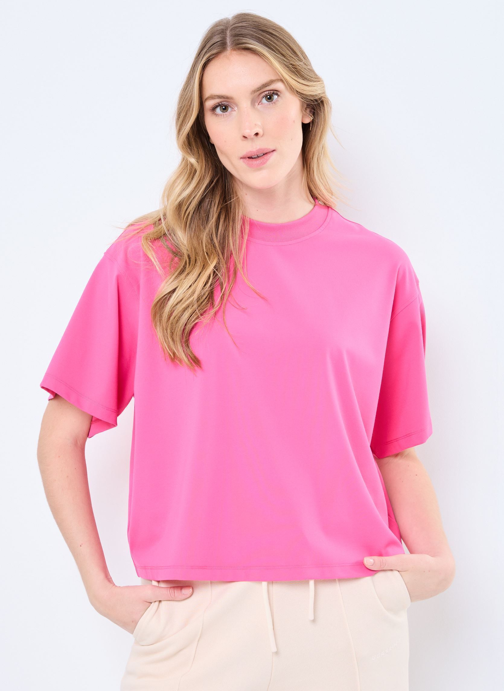 Kurzarm-T-Shirts E25 SUZON TEE-SHIRT damen rosa Gertrude Kurzarm-T-Shirts E25 SUZON TEE-SHIRT damen rosa PINKTO