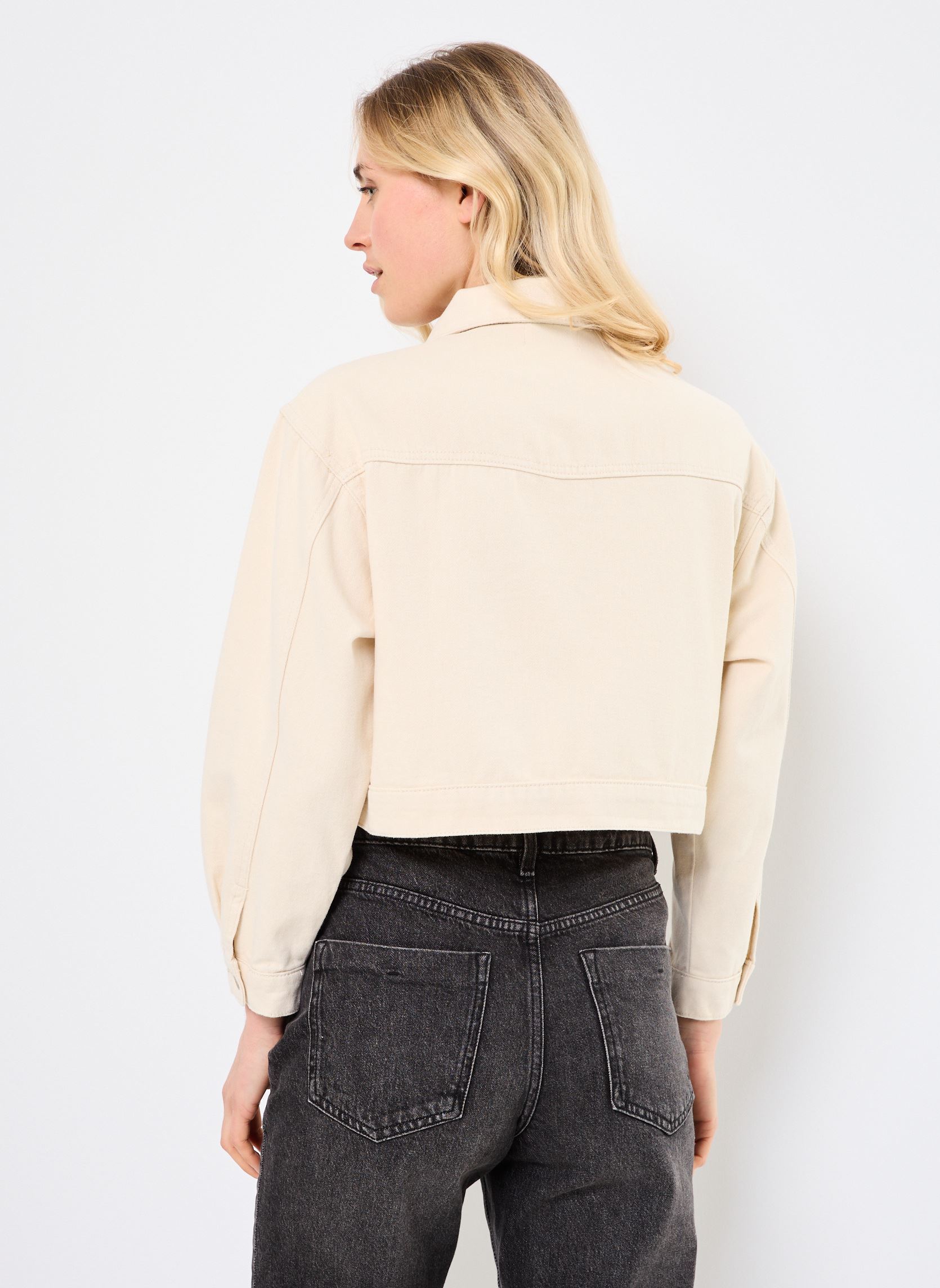 Jassen E1712DE dames wit Molly Bracken Jassen E1712DE dames wit CREAM
