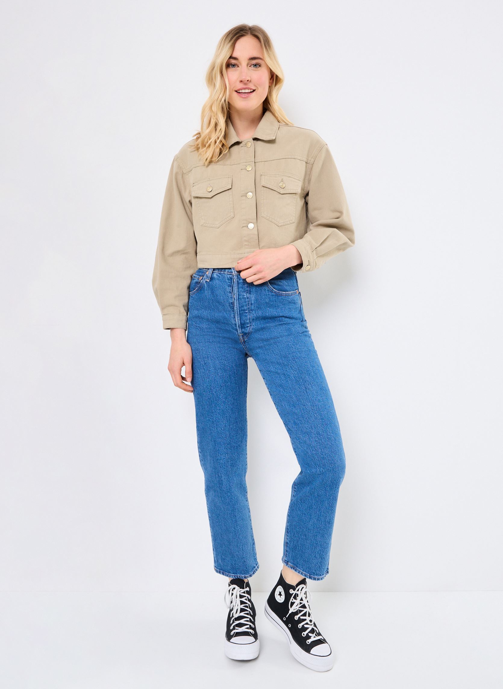 Jassen E1712DE dames groen Molly Bracken Jassen E1712DE dames groen KHAKI