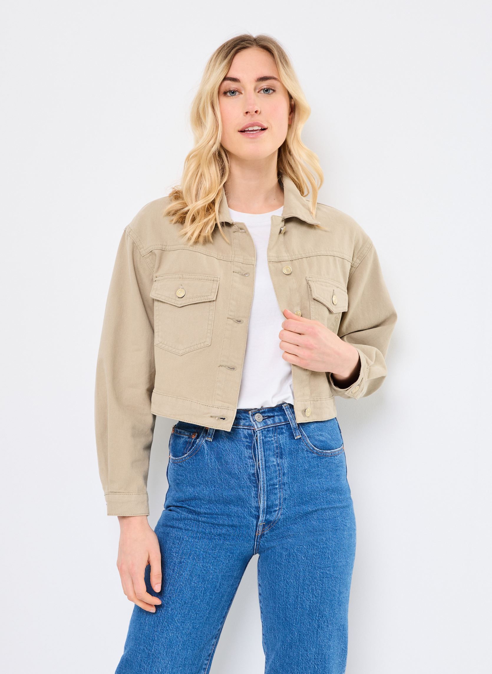 Jassen E1712DE dames groen Molly Bracken Jassen E1712DE dames groen KHAKI