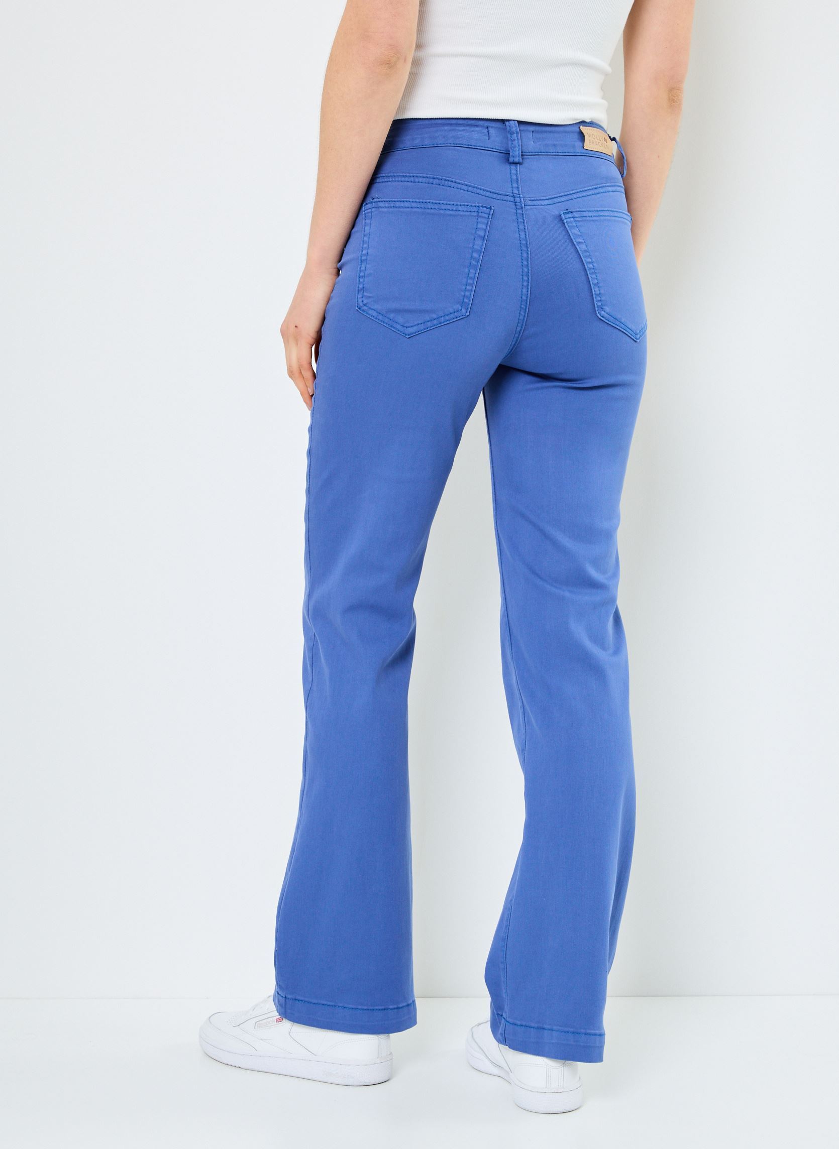 Pantalons droit E1718DE femme bleu Molly Bracken Pantalons droit E1718DE femme bleu COBALT BLUE