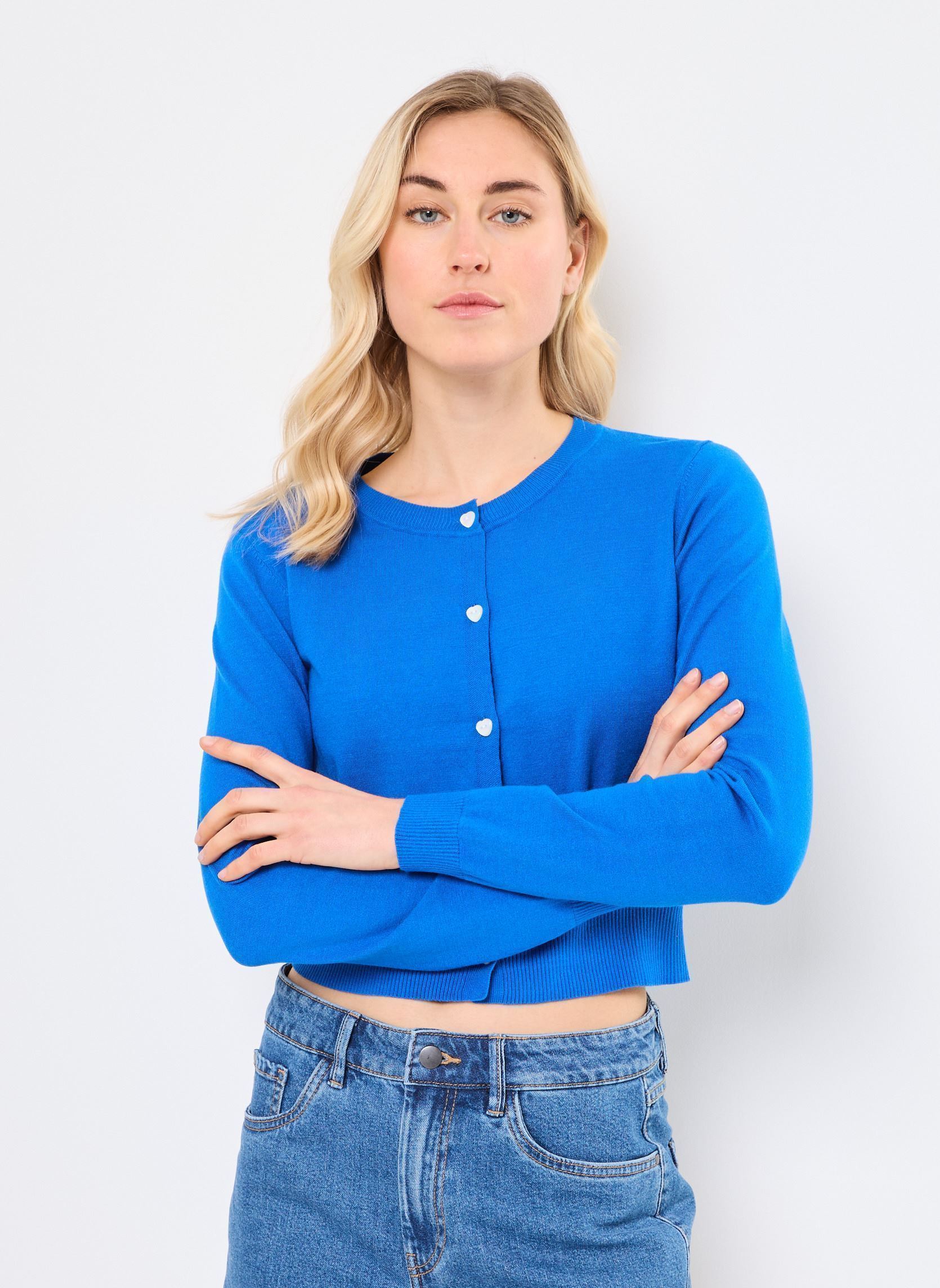 Gilets E1725DP femme bleu Molly Bracken Gilets E1725DP femme bleu BLUE