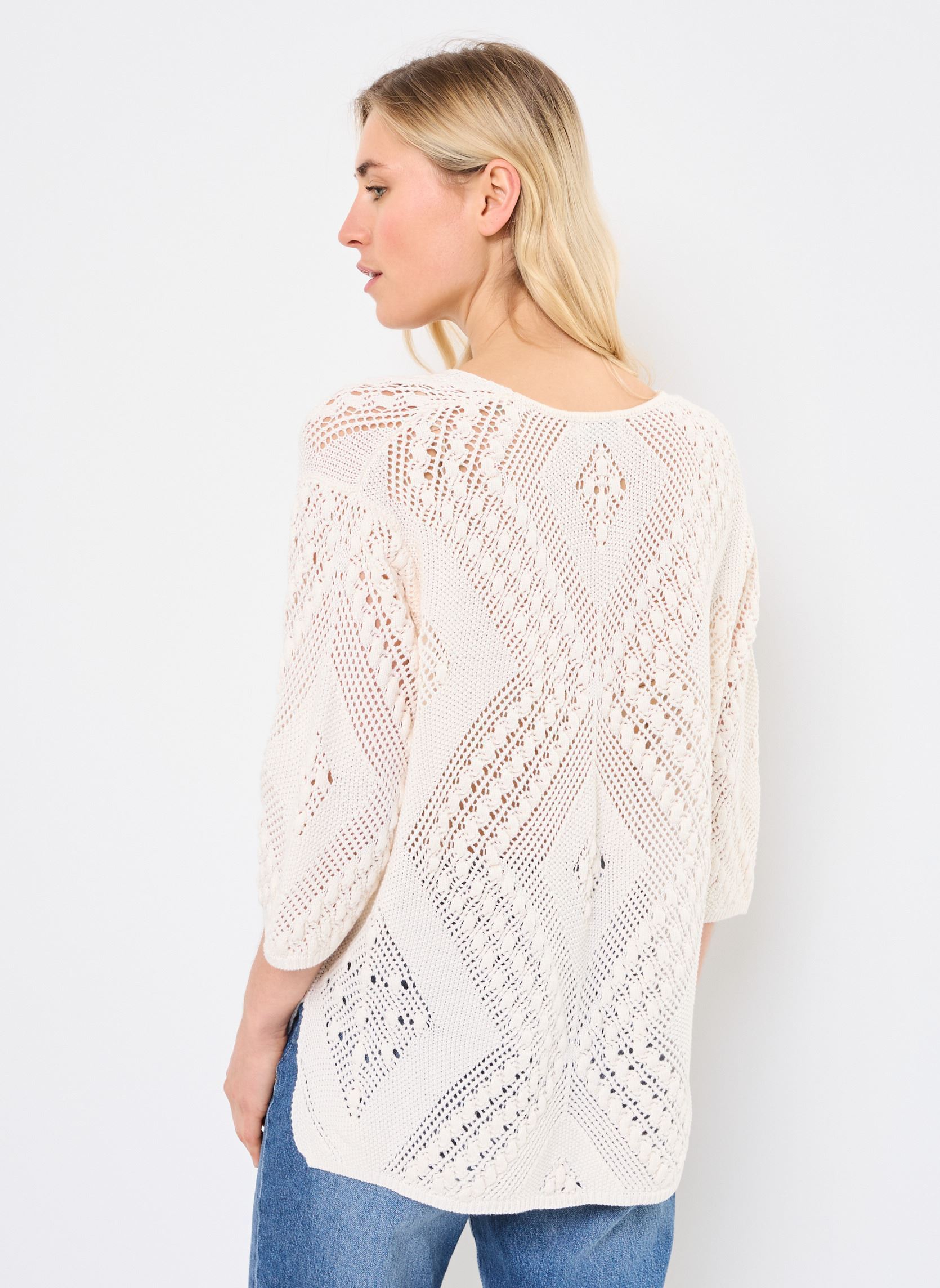 Pullover E1729DP damen weiß Molly Bracken Pullover E1729DP damen weiß OFFWHITE