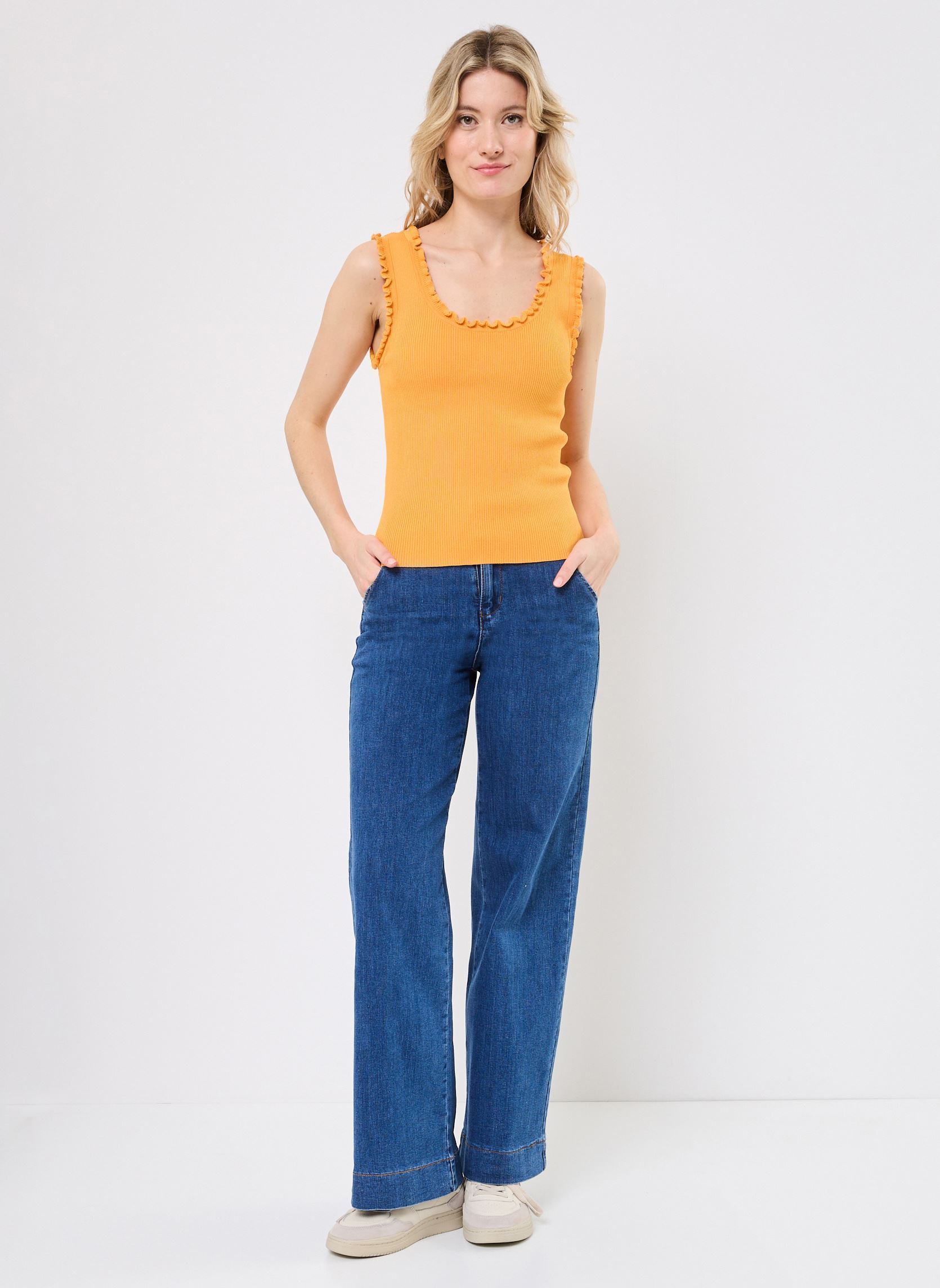 Tops EF1577DP damen orange Molly Bracken Tops EF1577DP damen orange ORANGE