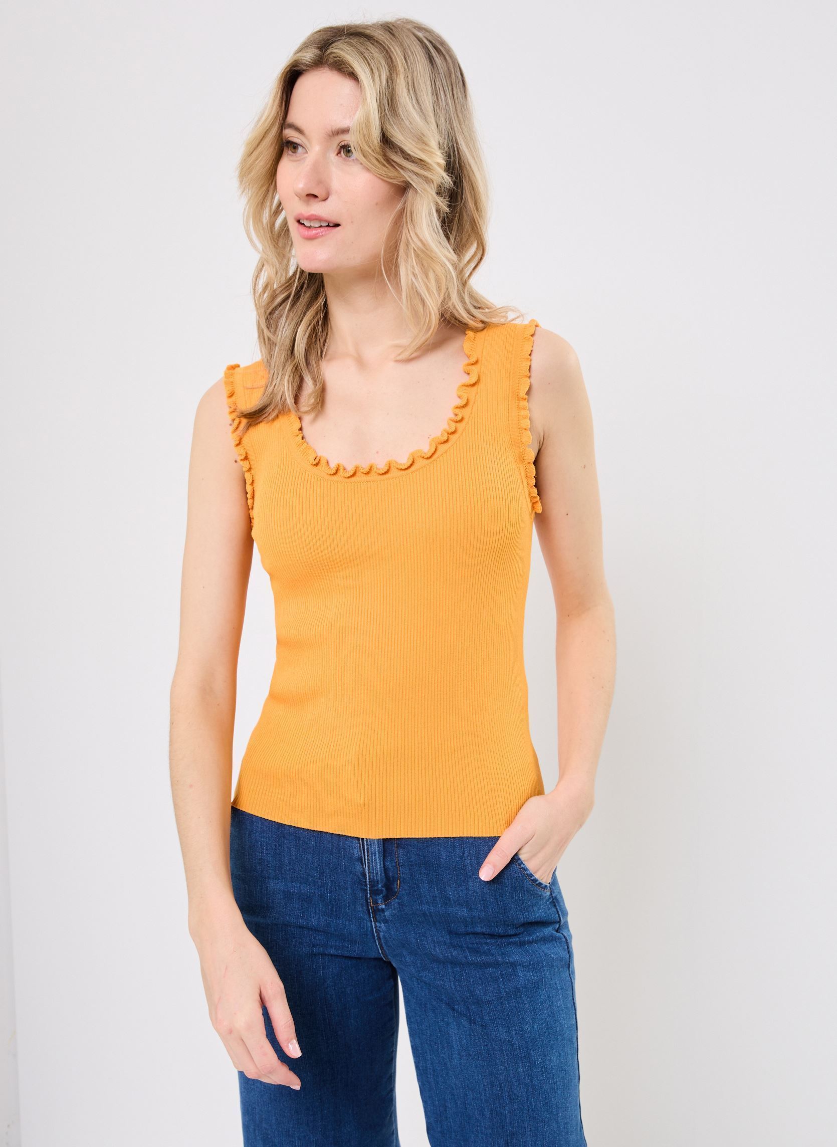 Tops EF1577DP damen orange Molly Bracken Tops EF1577DP damen orange ORANGE