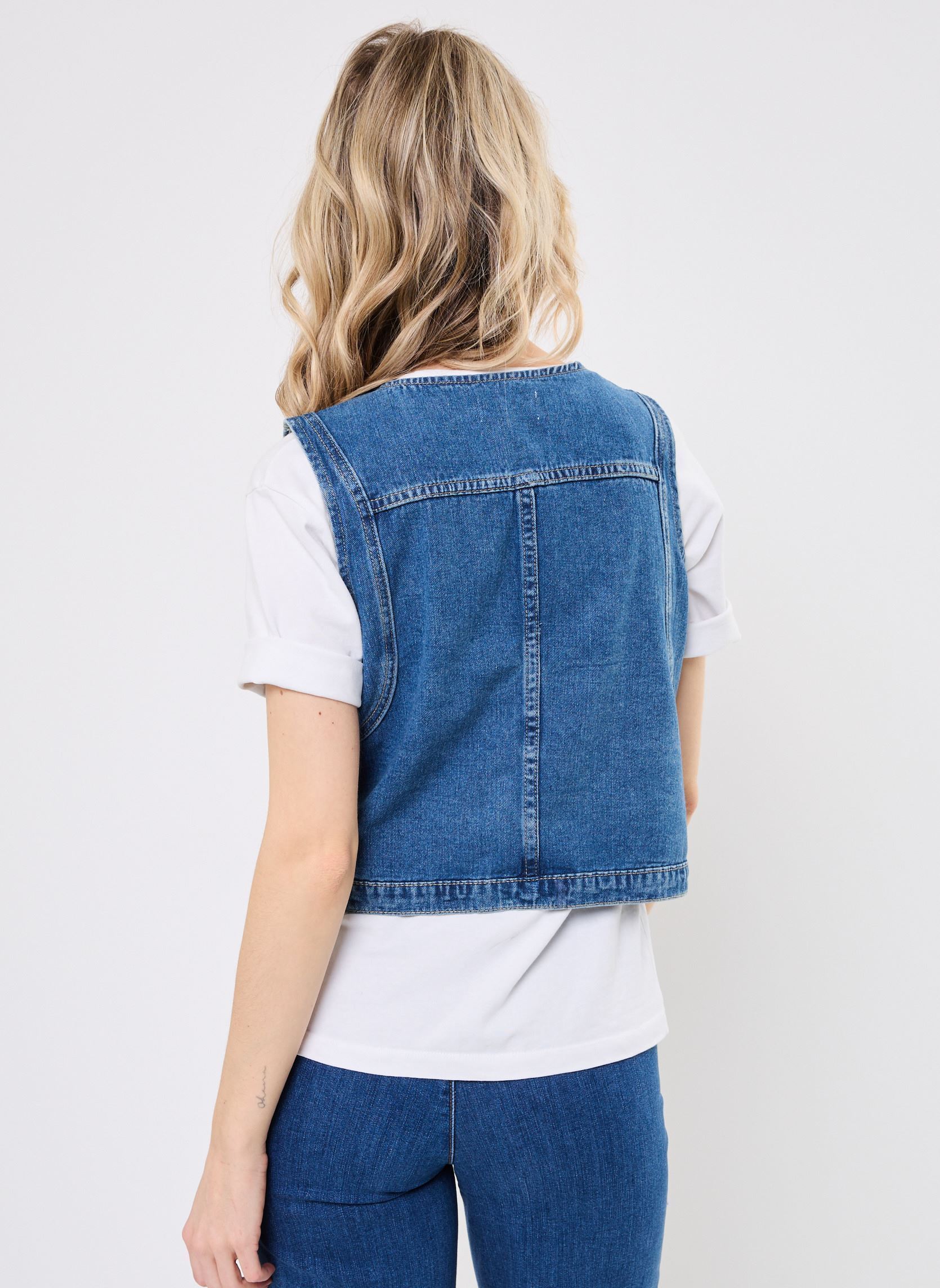 Bodywarmer EF1584DE dames blauw Molly Bracken Bodywarmer EF1584DE dames blauw DENIM BLUE