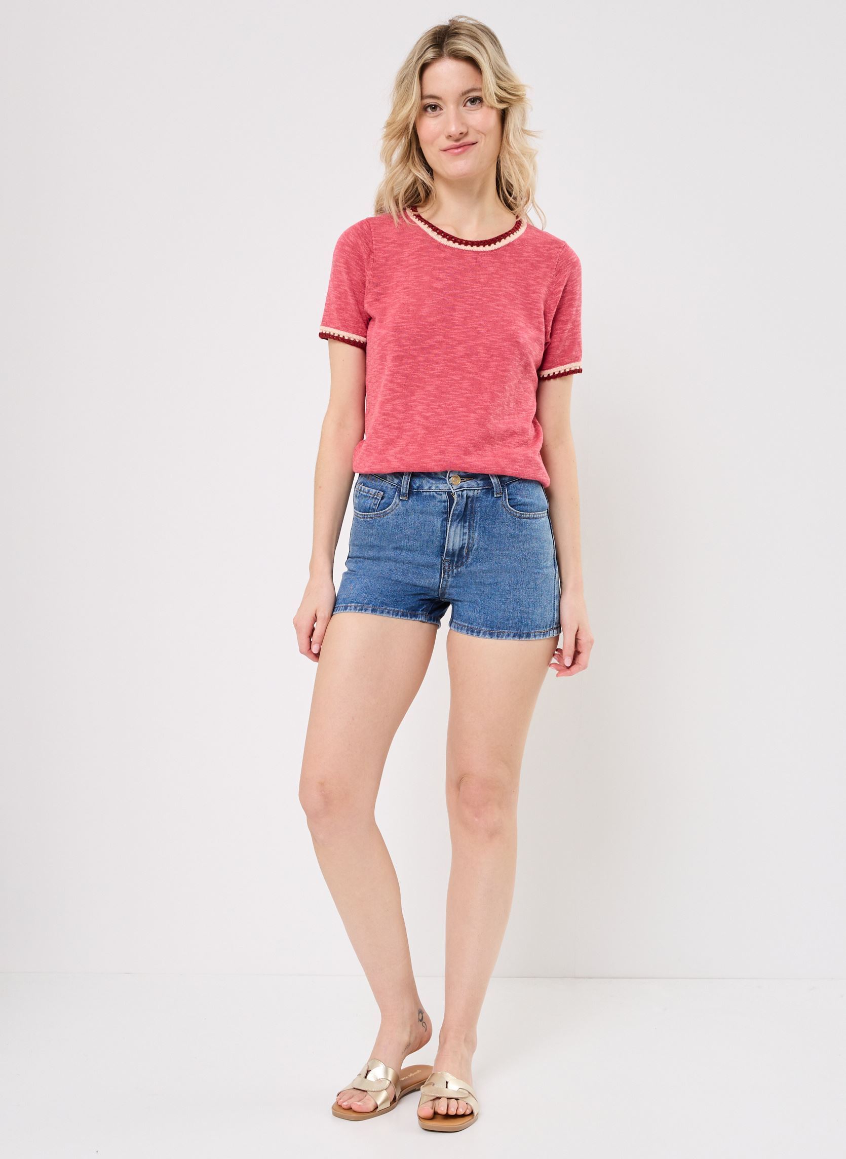 Shorts EF1585DE dames blauw Molly Bracken Shorts EF1585DE dames blauw DENIM BLUE