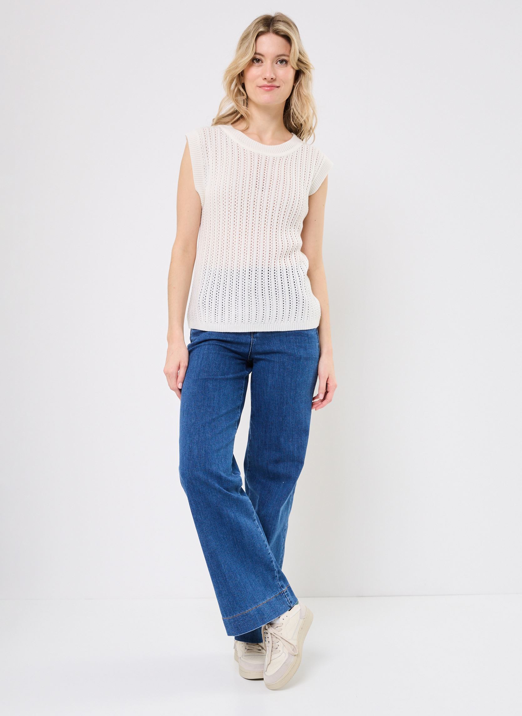 Pulls EF1590DP femme blanc Molly Bracken Pulls EF1590DP femme blanc OFFWHITE