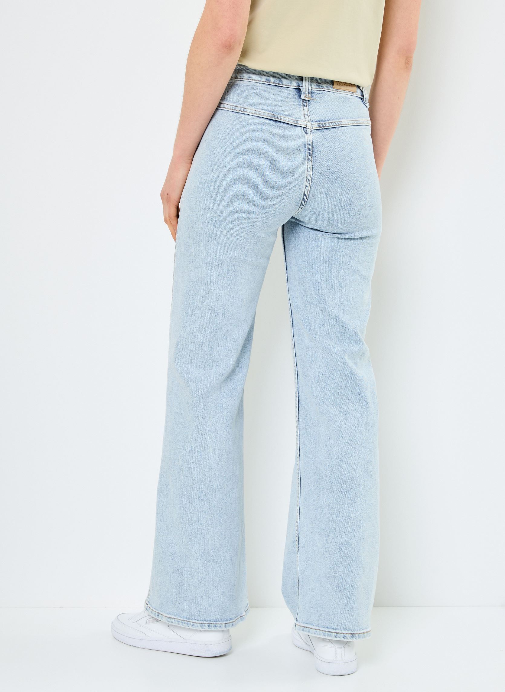 Rechte broeken ER137DE dames blauw Molly Bracken Rechte broeken ER137DE dames blauw LIGHT BLUE DENIM