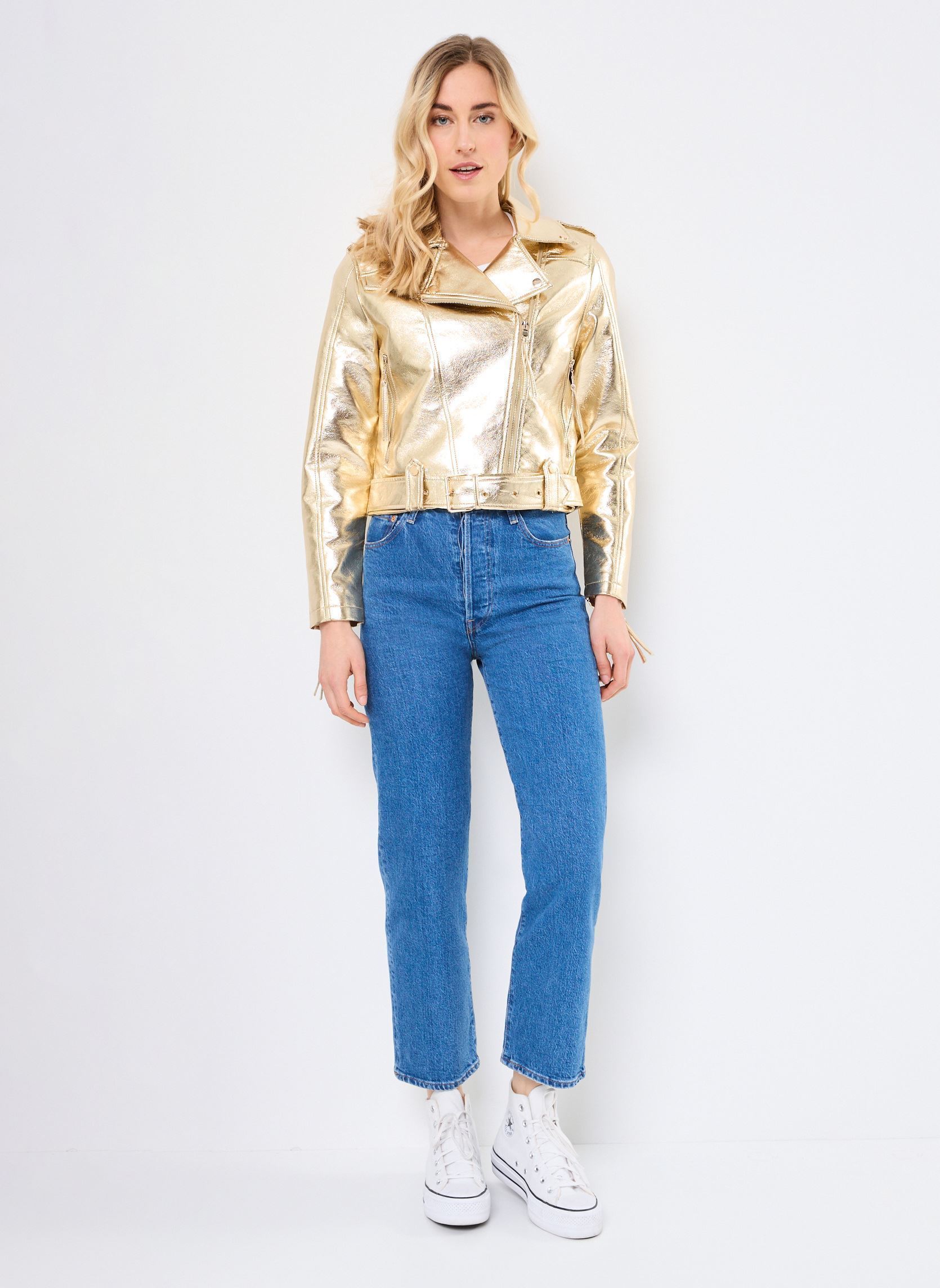 Vestes HA103DE femme or et bronze Molly Bracken Vestes HA103DE femme or et bronze GOLD