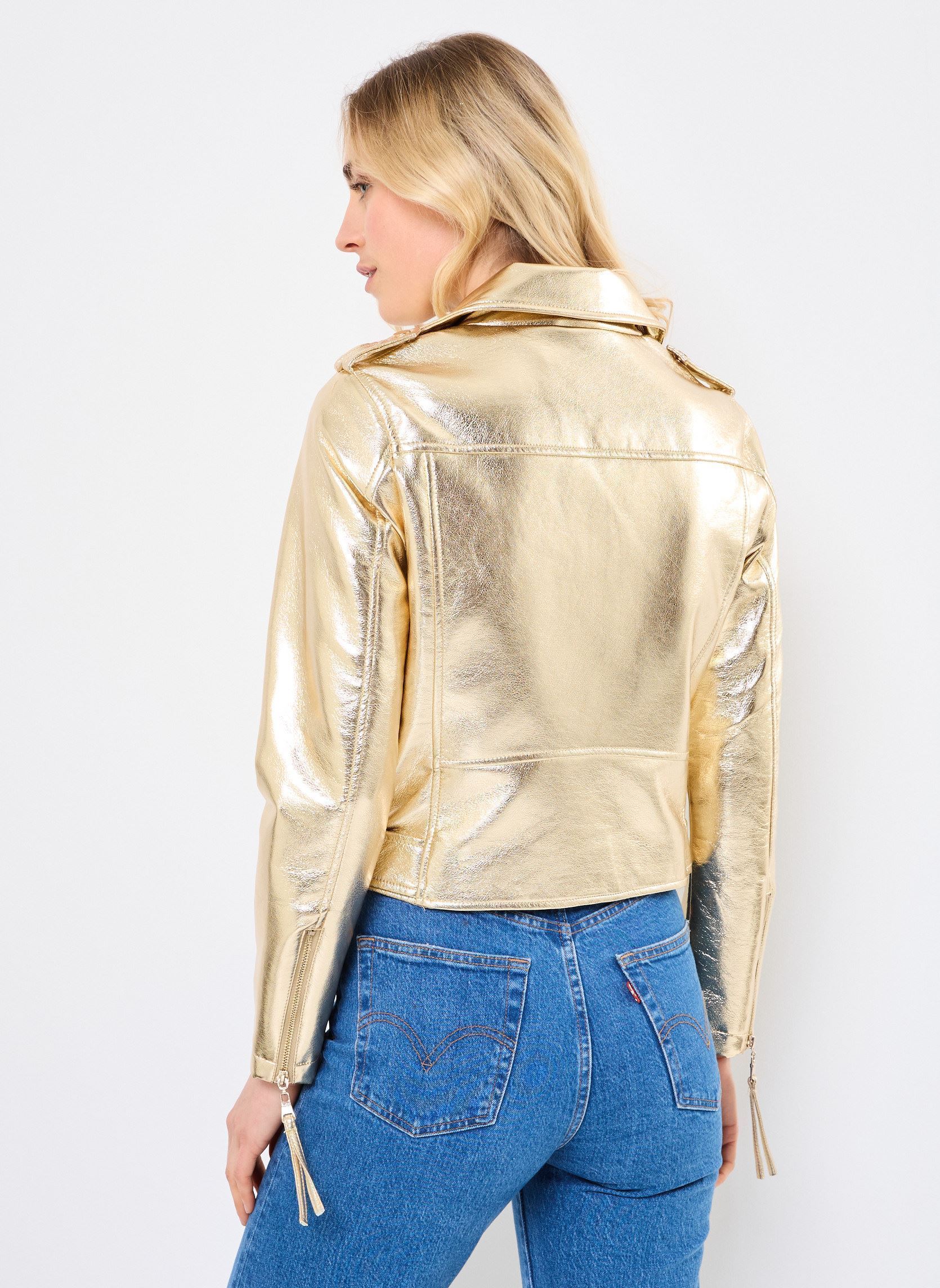 Vestes HA103DE femme or et bronze Molly Bracken Vestes HA103DE femme or et bronze GOLD