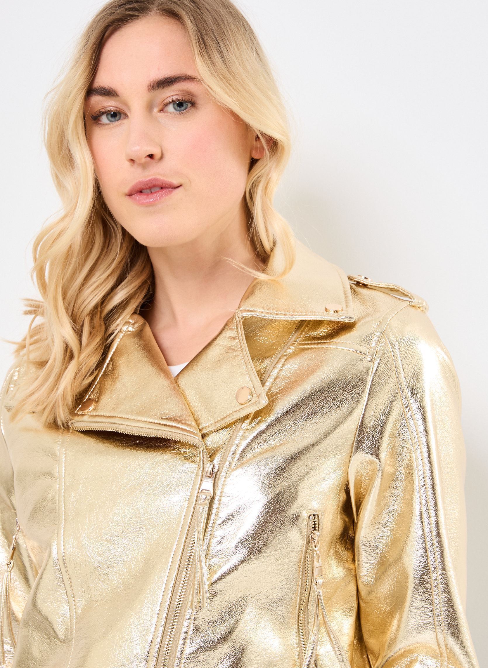 Vestes HA103DE femme or et bronze Molly Bracken Vestes HA103DE femme or et bronze GOLD