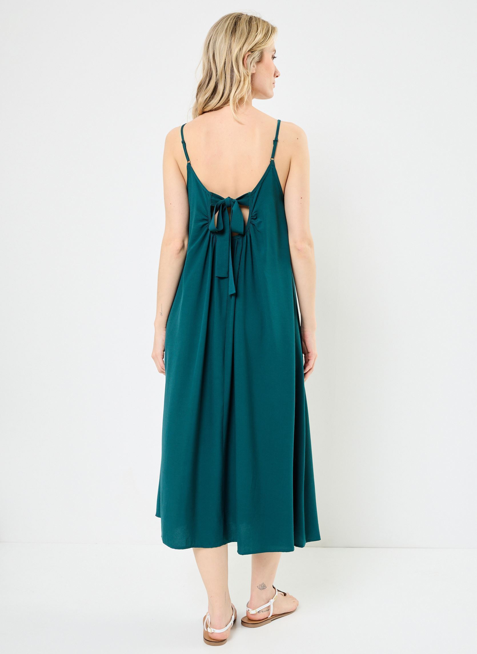 Jurken LA1104DP dames blauw Molly Bracken Jurken LA1104DP dames blauw PETROL BLUE
