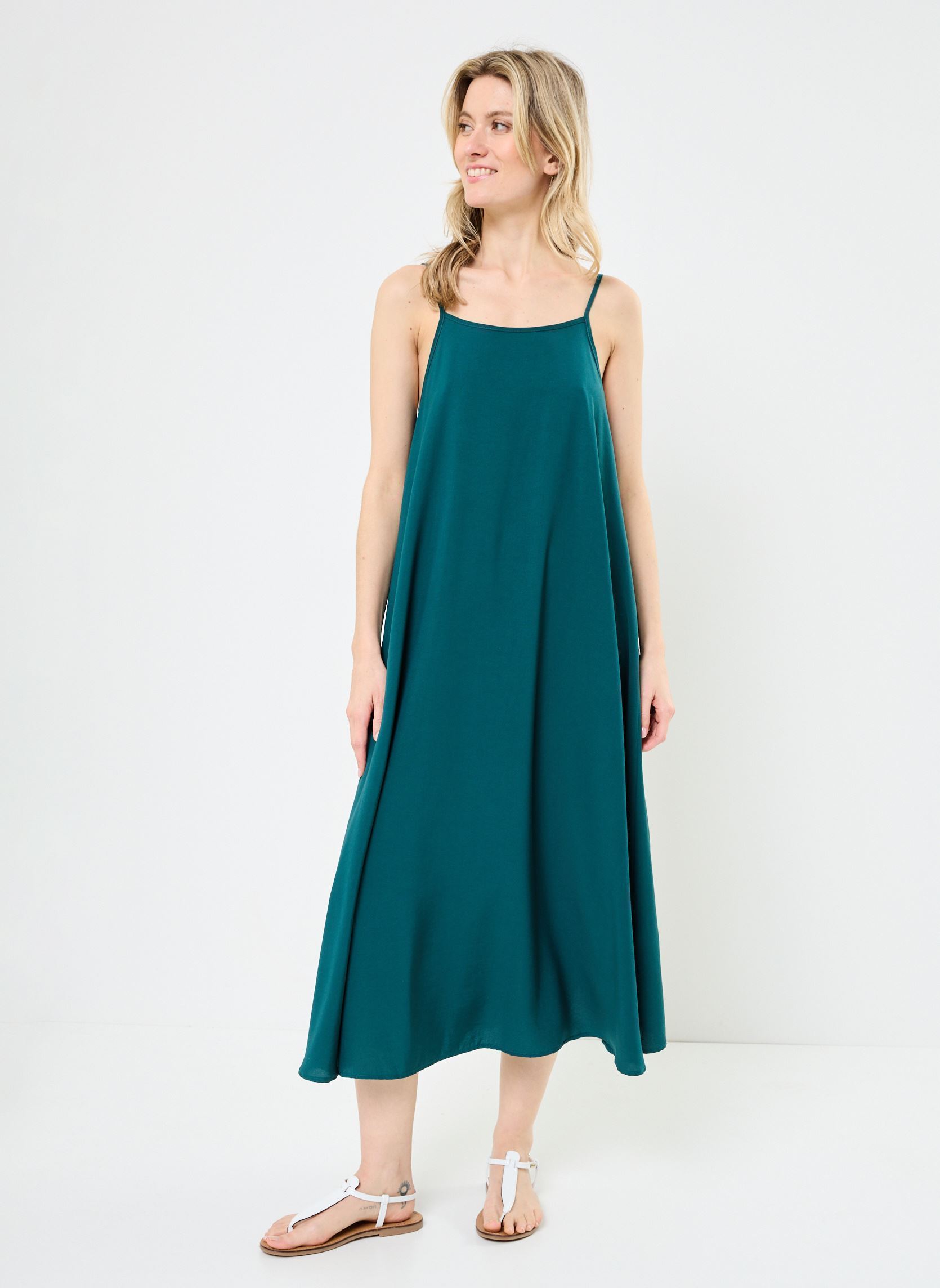 Jurken LA1104DP dames blauw Molly Bracken Jurken LA1104DP dames blauw PETROL BLUE