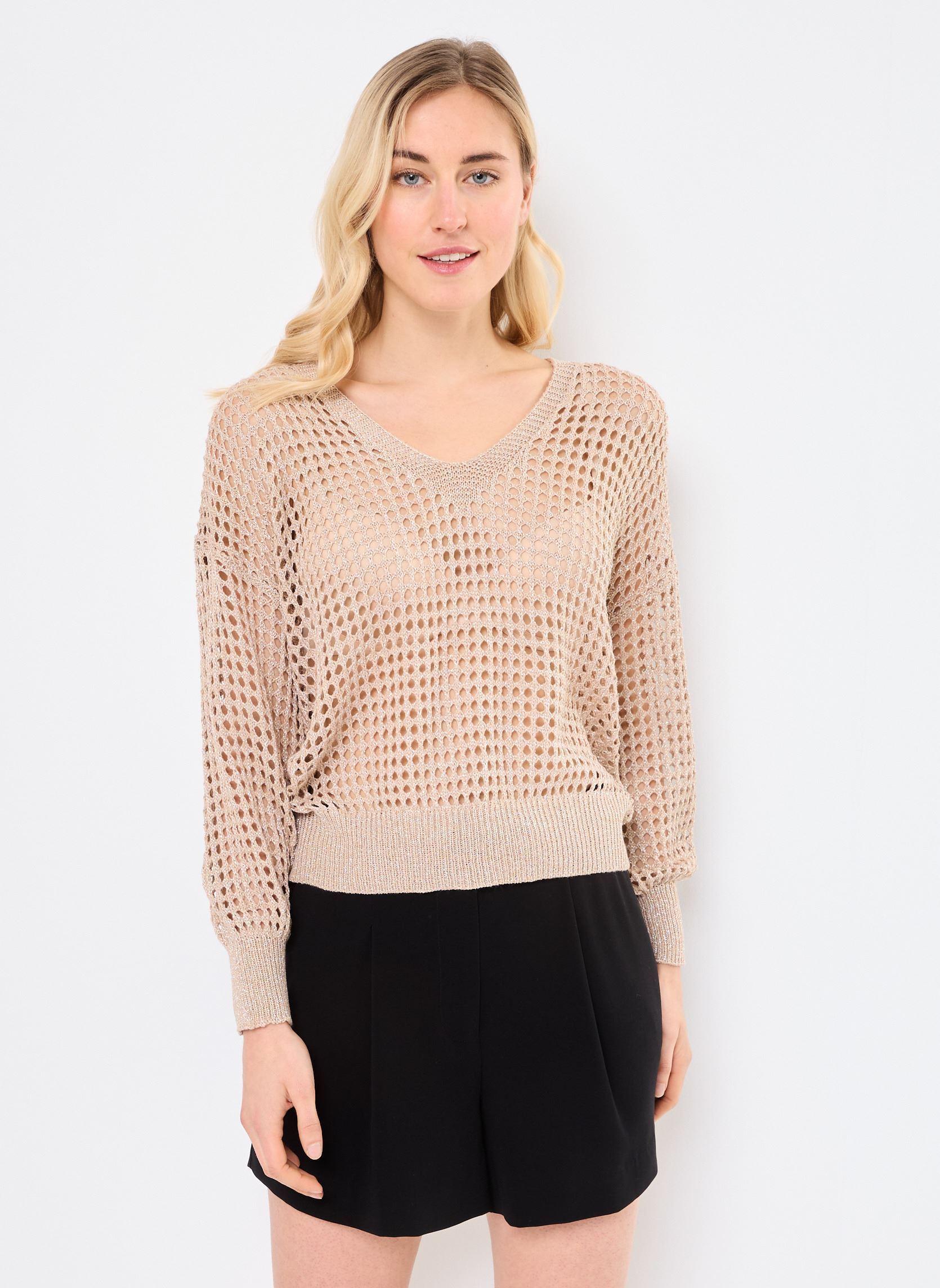 Pulls LA1502DP femme beige Molly Bracken Pulls LA1502DP femme beige BEIGE
