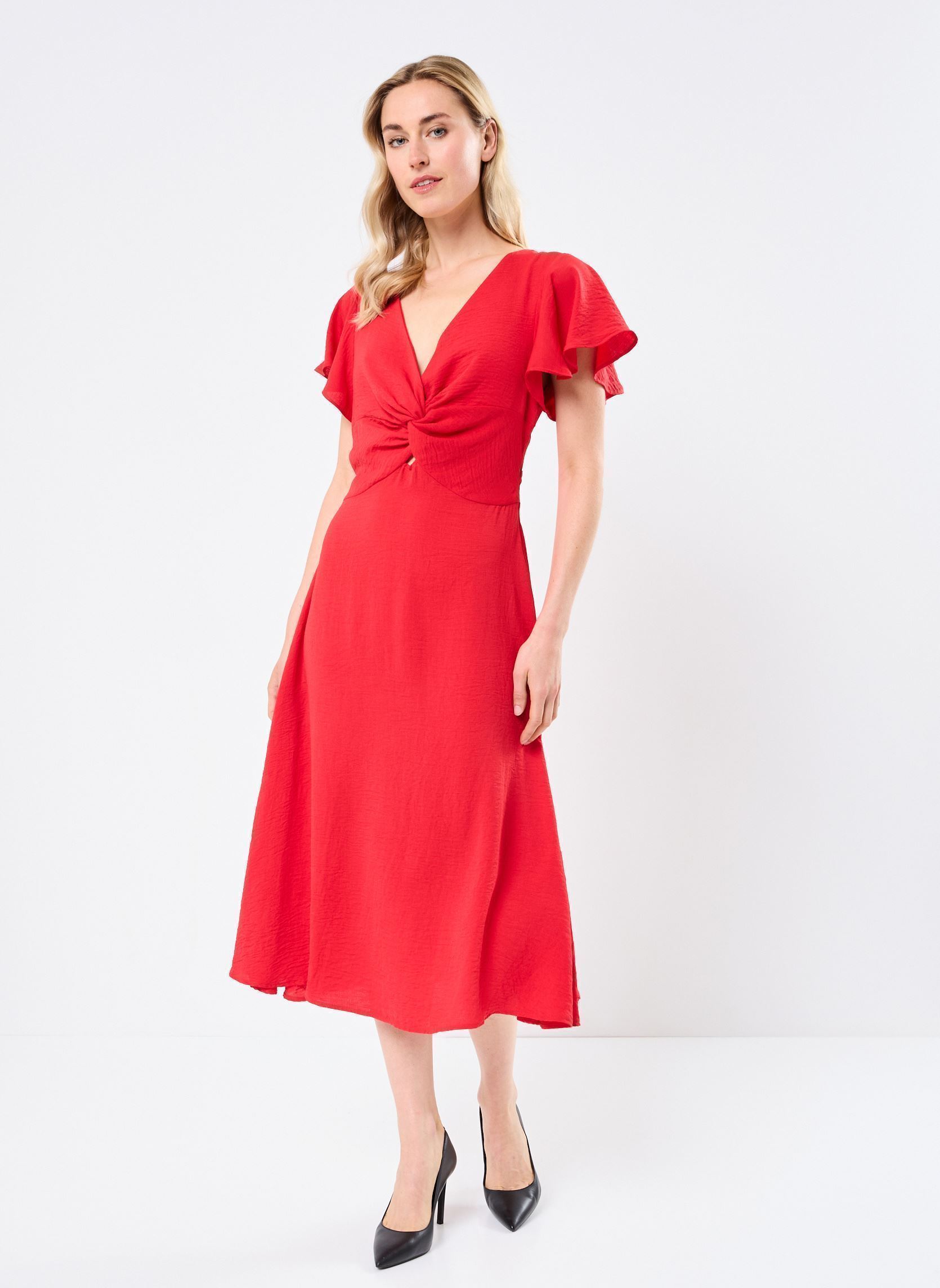 Robes longues LA1519DP femme rouge Molly Bracken Robes longues LA1519DP femme rouge RED