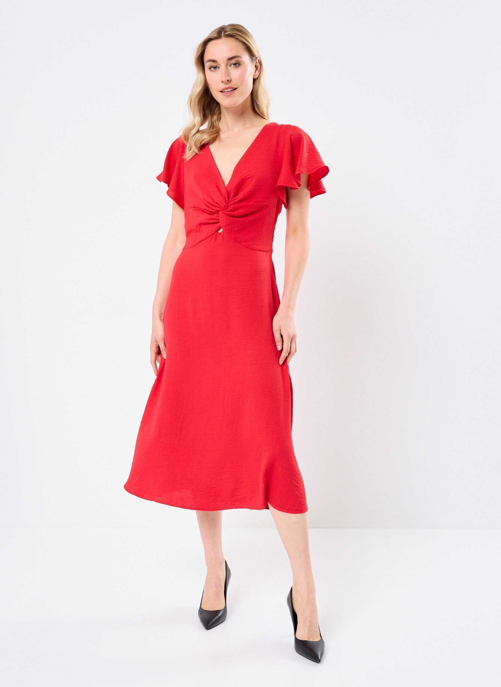 Robes longues LA1519DP femme rouge Molly Bracken Robes longues LA1519DP femme rouge RED