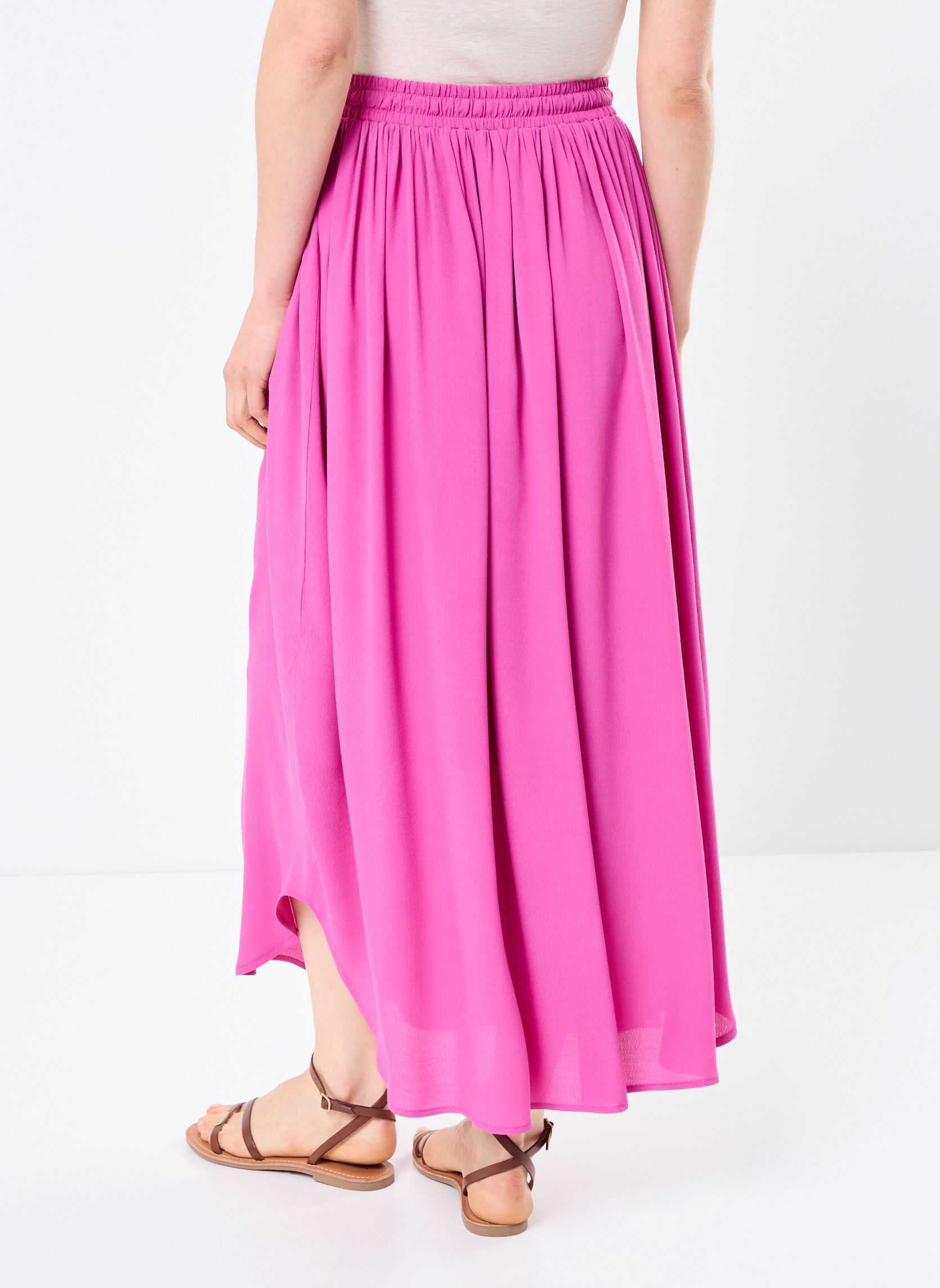 Faldas largas LA1662BDE mujer rosa Molly Bracken Faldas largas LA1662BDE mujer rosa PURPLE BOUGAINVILLIER