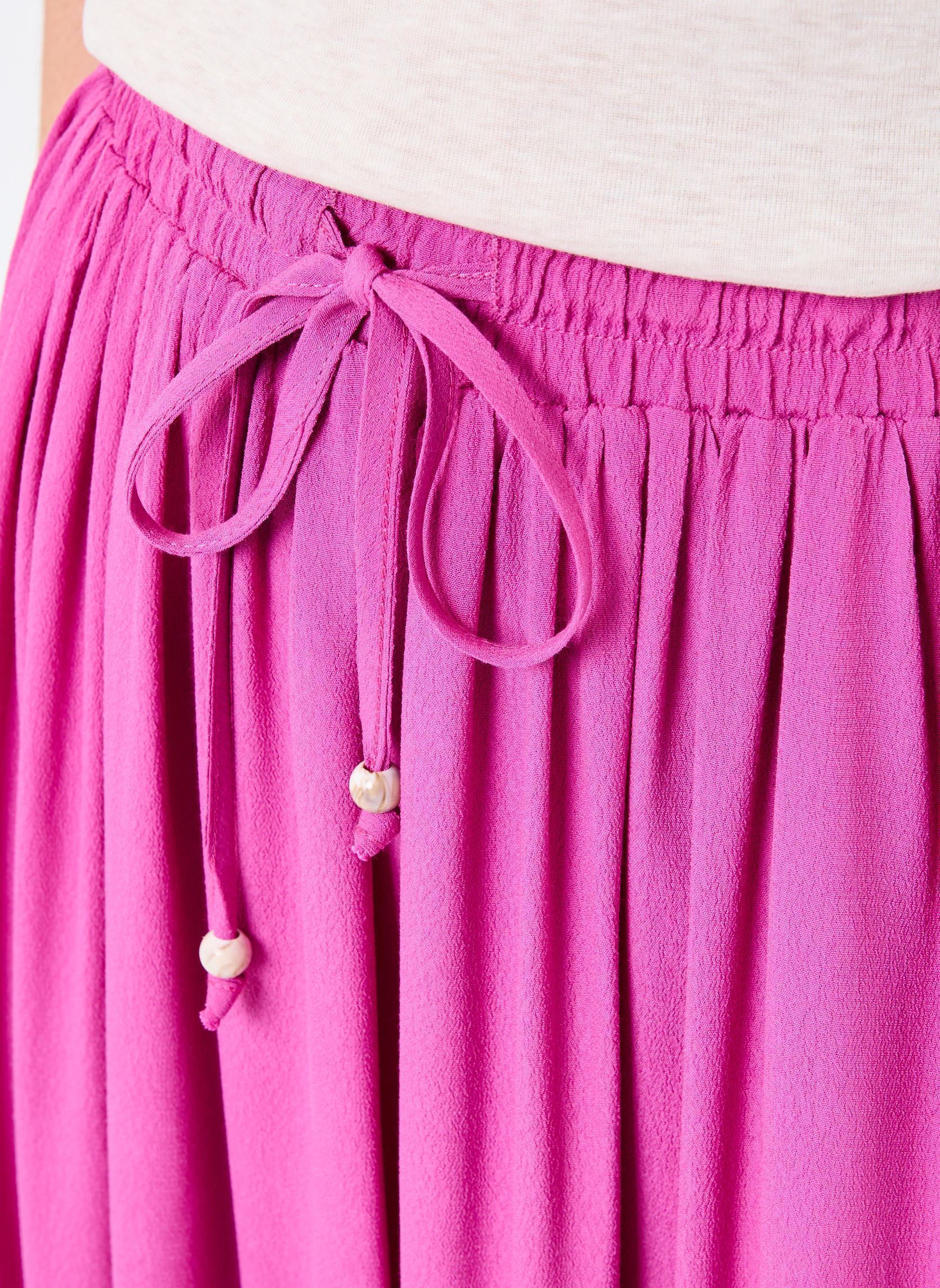 Faldas largas LA1662BDE mujer rosa Molly Bracken Faldas largas LA1662BDE mujer rosa PURPLE BOUGAINVILLIER