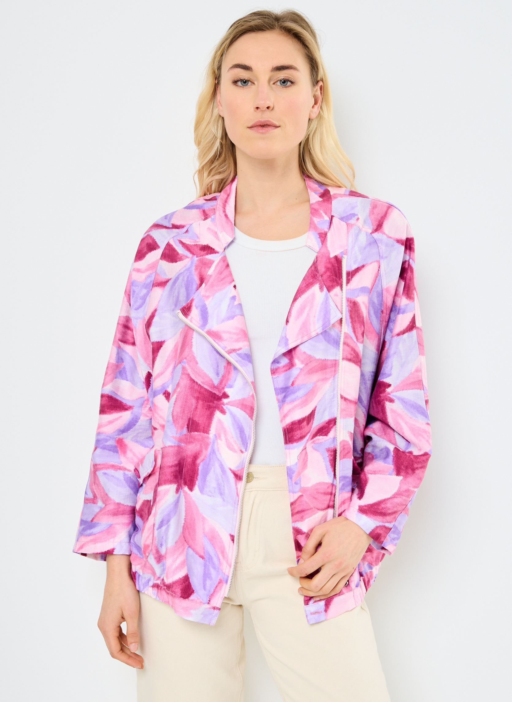 Blousons LA1667DE femme multicolore Molly Bracken Blousons LA1667DE femme multicolore PINK POEMA