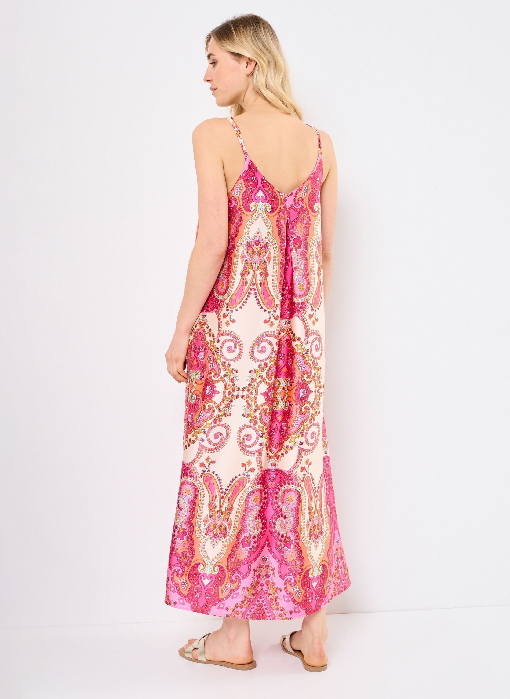 Robes longues LA1668DE femme multicolore Molly Bracken Robes longues LA1668DE femme multicolore PINK DAPHNE