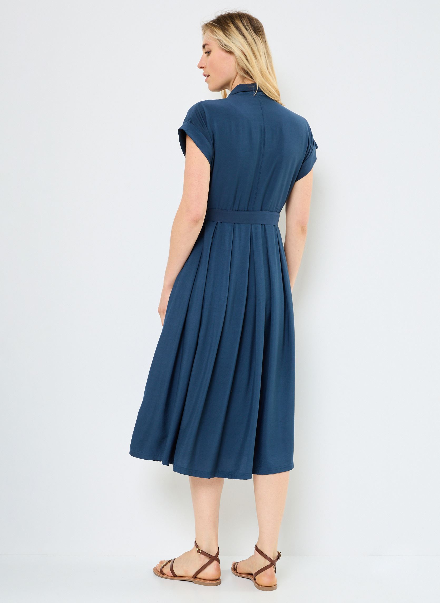 Robes longues LAR226DP femme bleu Molly Bracken Robes longues LAR226DP femme bleu NAVY BLUE