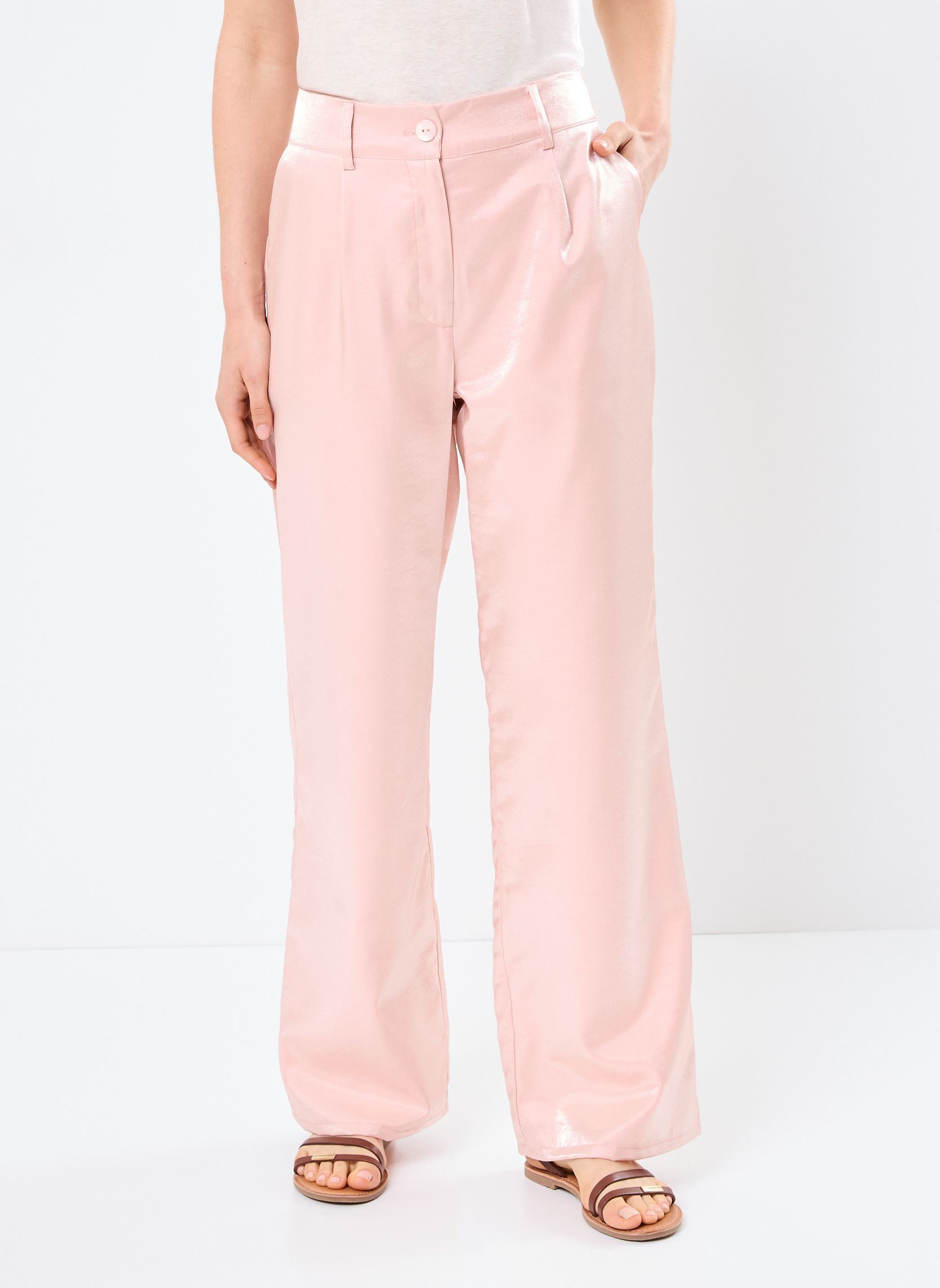 Pantalons droit MW105DP femme rose Molly Bracken Pantalons droit MW105DP femme rose LIGHT PINK