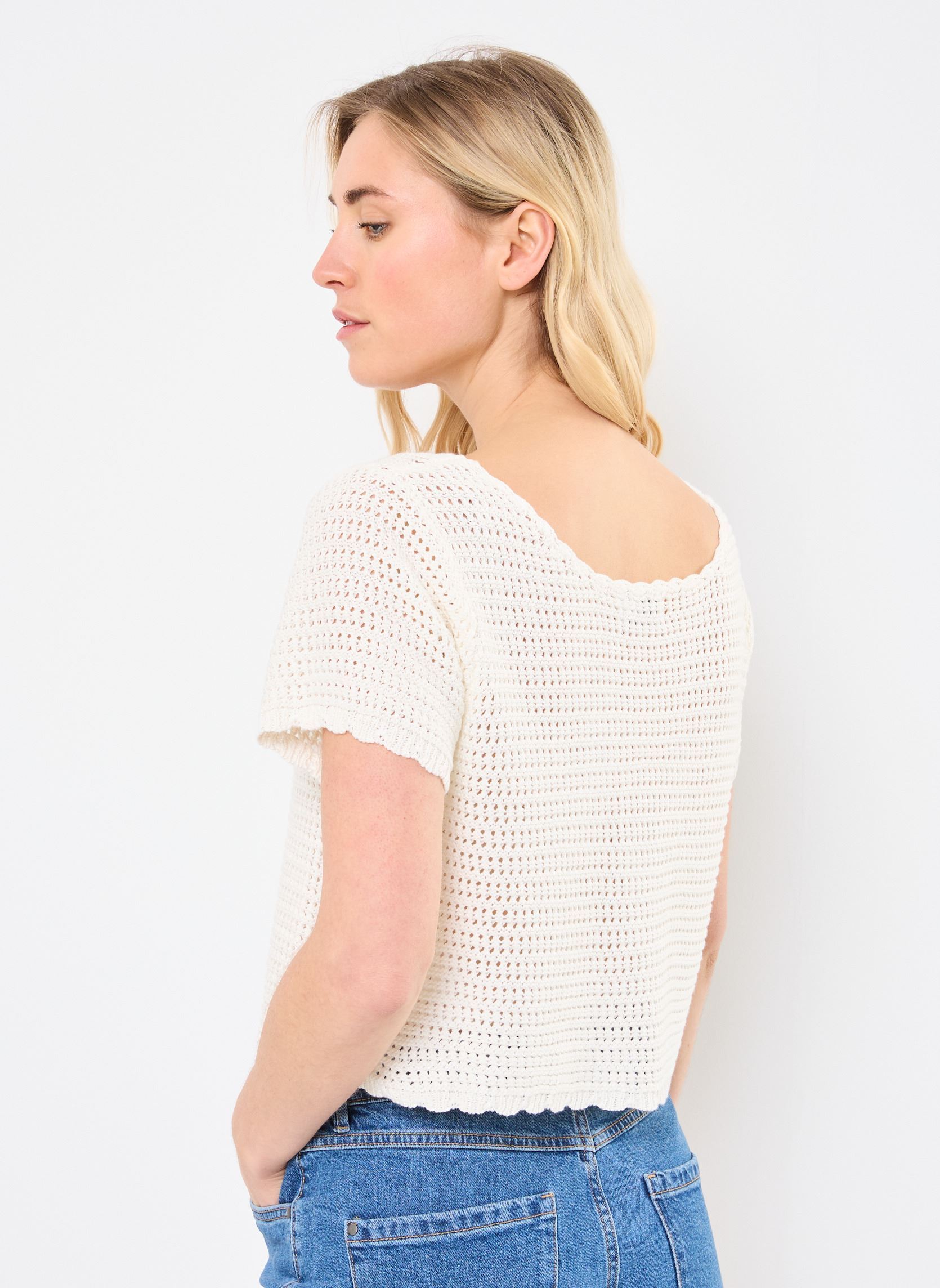 Gilets N213DE femme blanc Molly Bracken Gilets N213DE femme blanc OFFWHITE