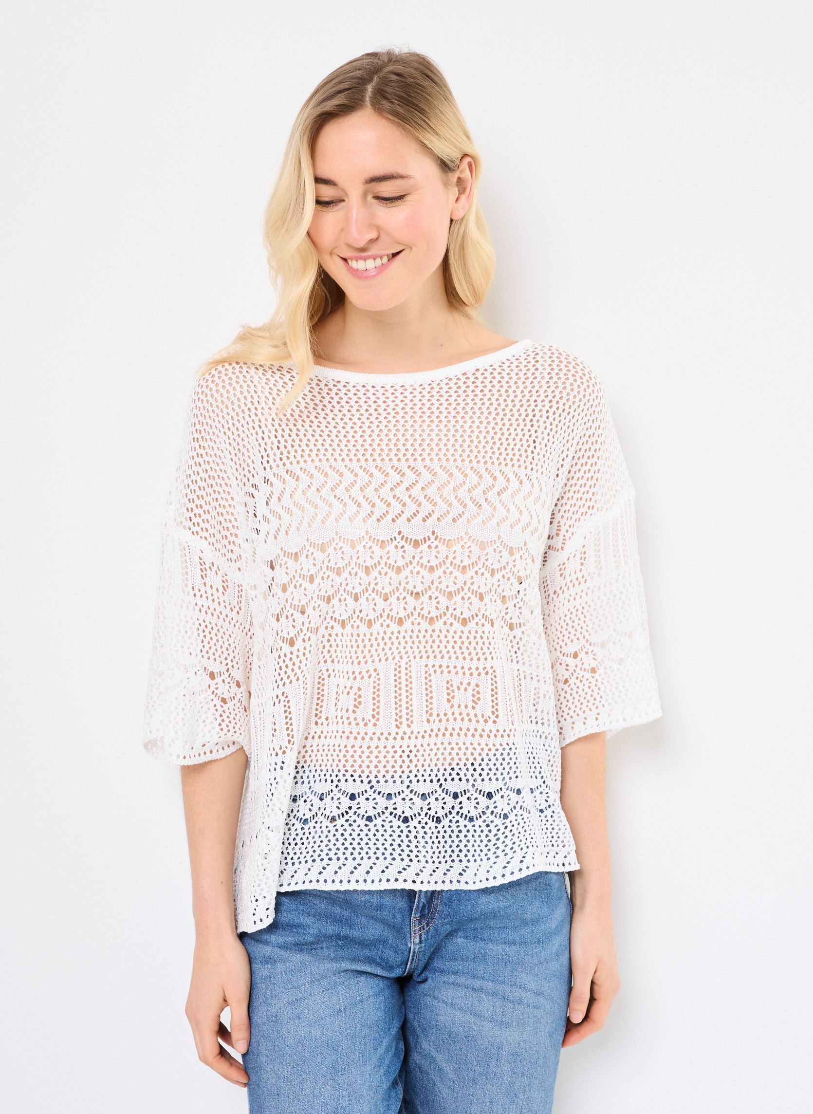 Pulls N240DE femme blanc Molly Bracken Pulls N240DE femme blanc WHITE