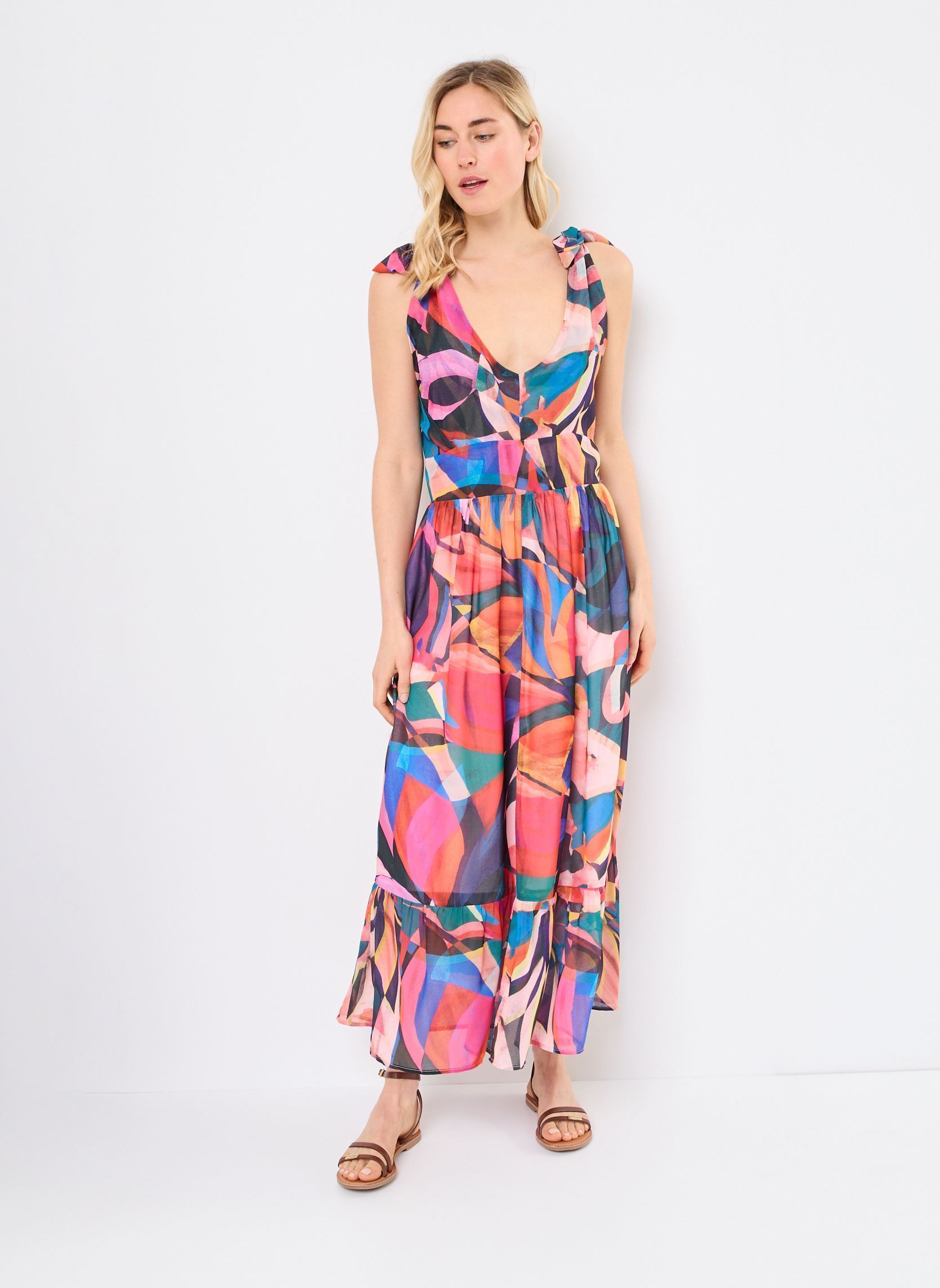 Vestiti lunghi P1743DP donna multicolore Molly Bracken Vestiti lunghi P1743DP donna multicolore MULTICO DONNA